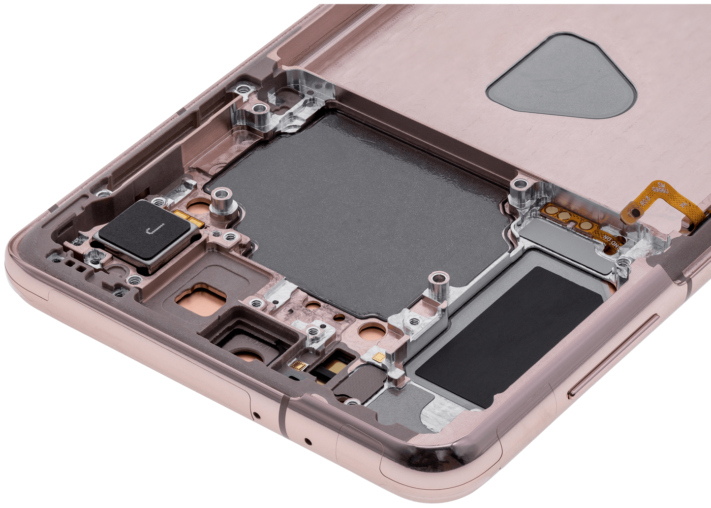 OLED Assembly With Frame For Samsung Galaxy S21 Plus 5G (Aftermarket Plus) (Phantom Violet / Pink / Gold)