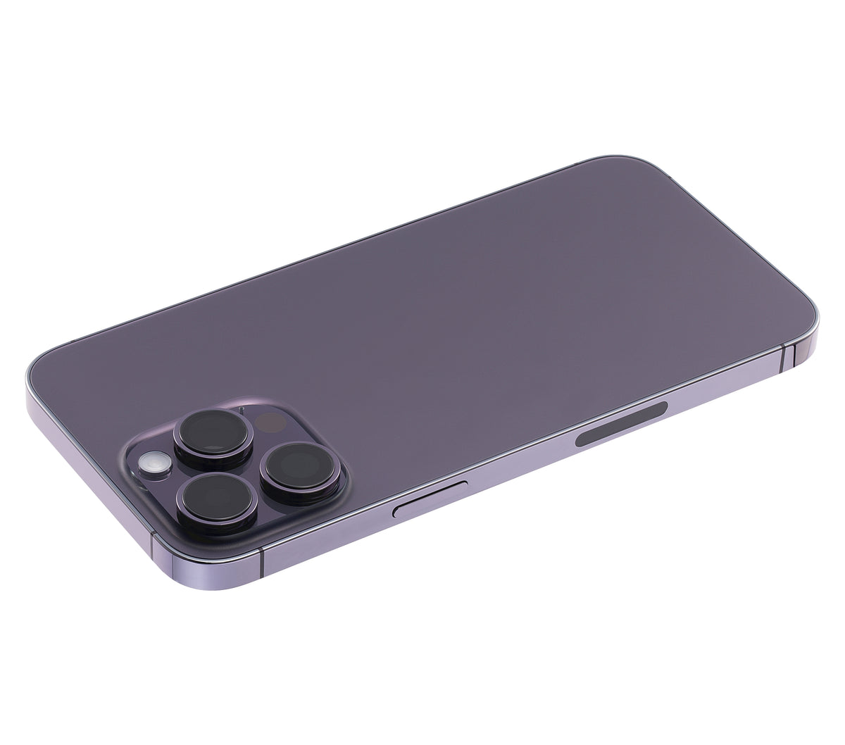 Back Housing W/ Small Parts For iPhone 14 Pro Max (US Version) (Used OEM Pull: Grade A) (Deep Purple)
