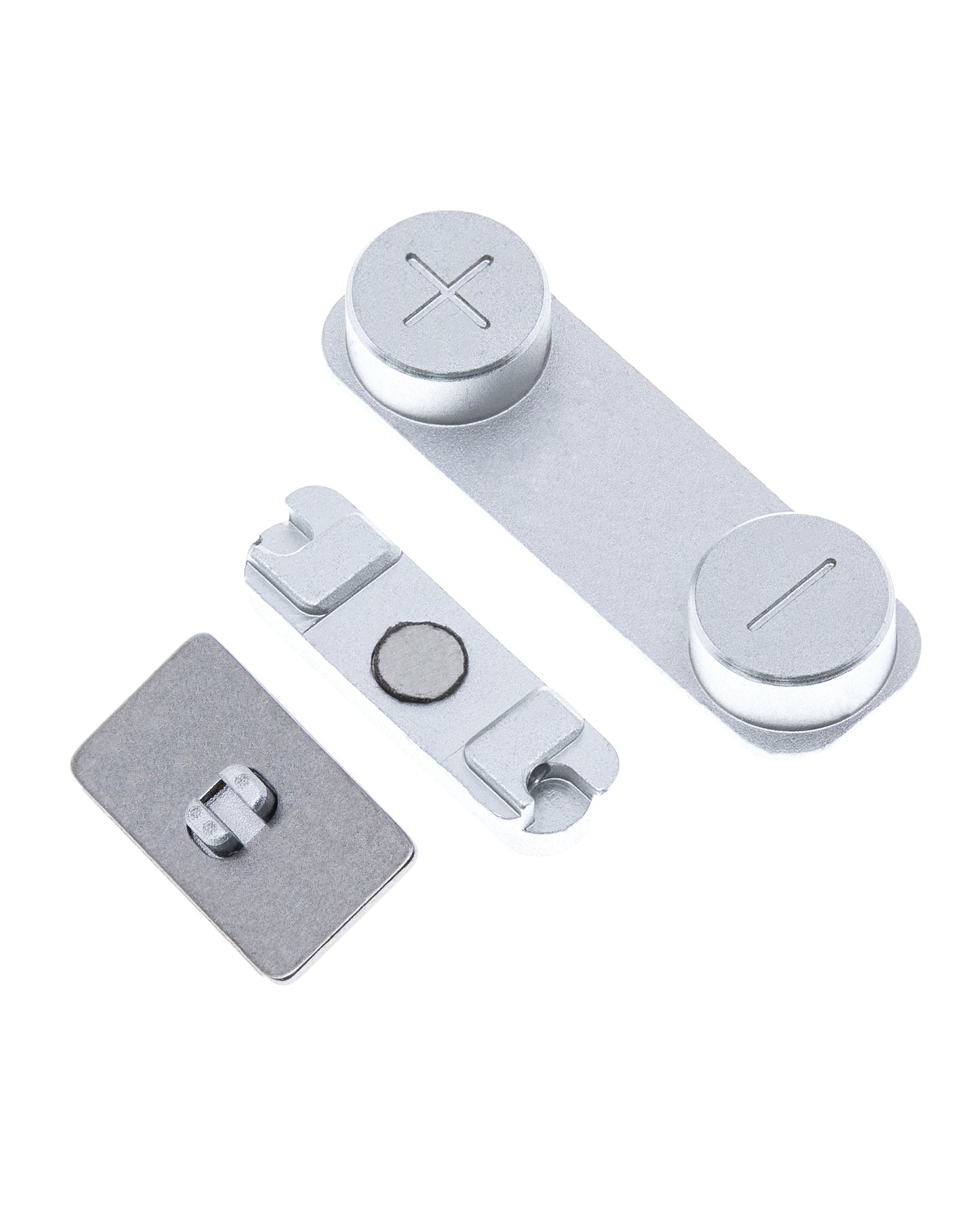 Hard Buttons Set (Power / Volume / Vibrator) For iPhone 5 (Silver)