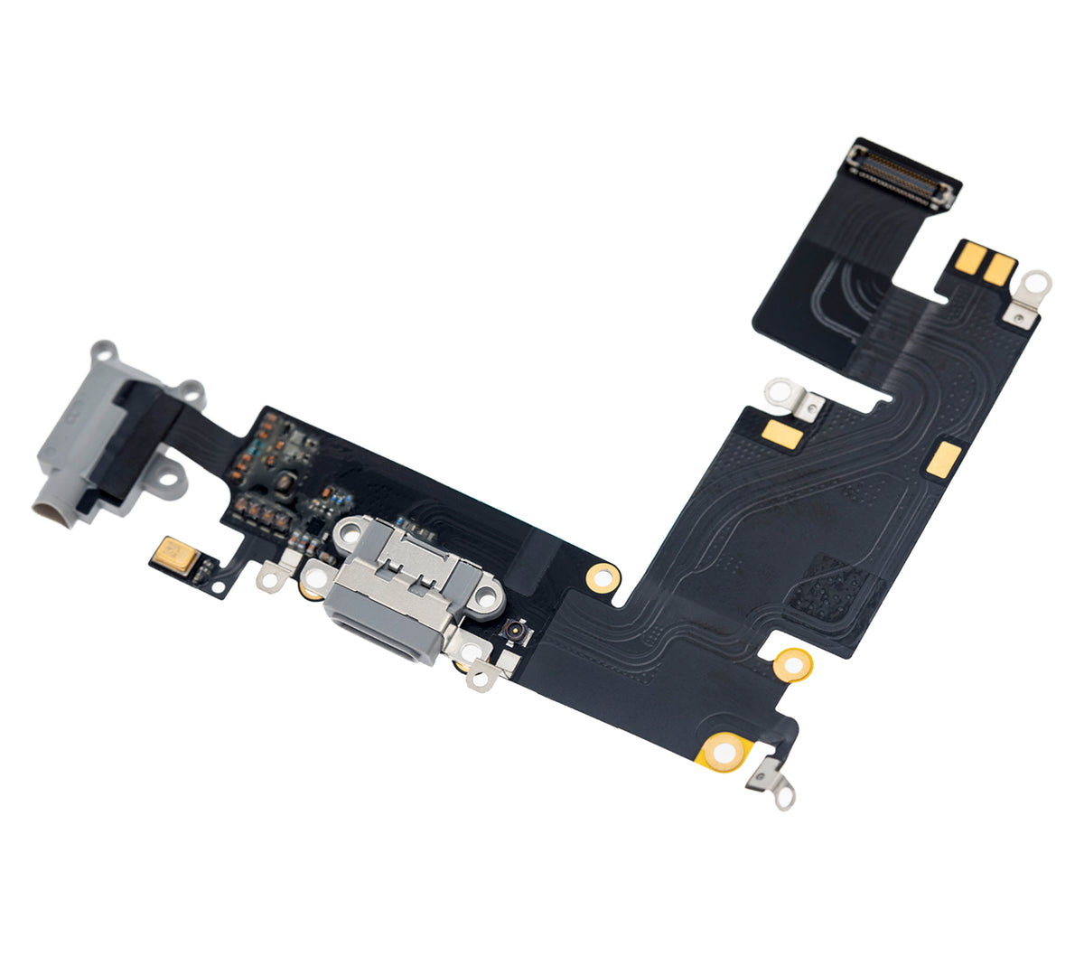 Charging Port Flex Cable For iPhone 6 Plus (Premium) (Space Gray)