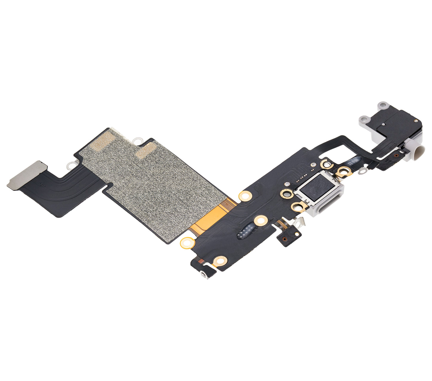 Charging Port Flex Cable For iPhone 6S Plus (Aftermarket) (Silver)