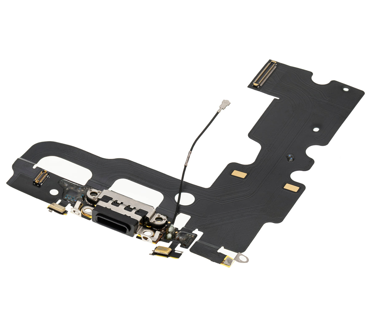 Charging Port Flex Cable For iPhone 7 (Premium) (Jet / Matte Black)