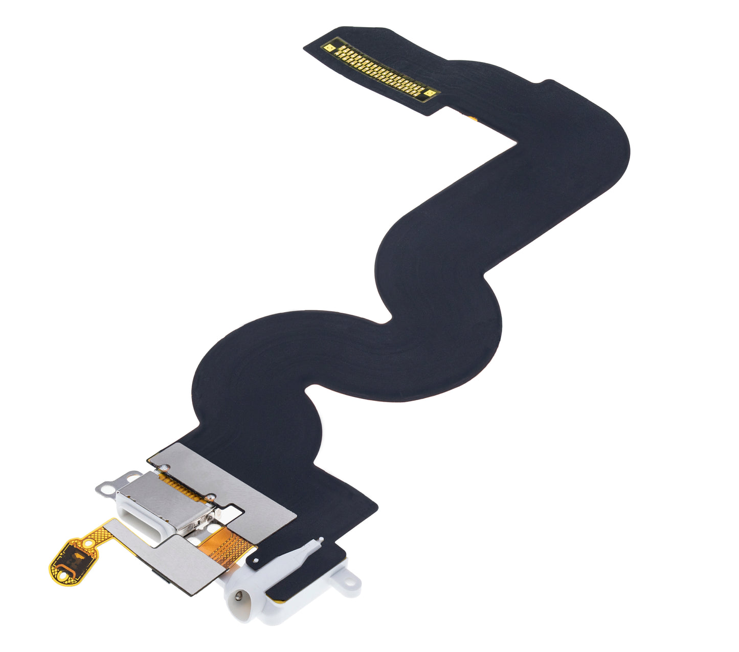 Headphone Jack With Charging Port Flex Cable For iPod Touch 5 (White)