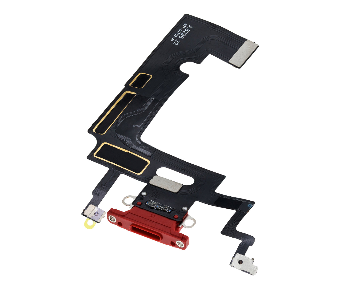 Charging Port Flex Cable For iPhone XR (Aftermarket) (Red)