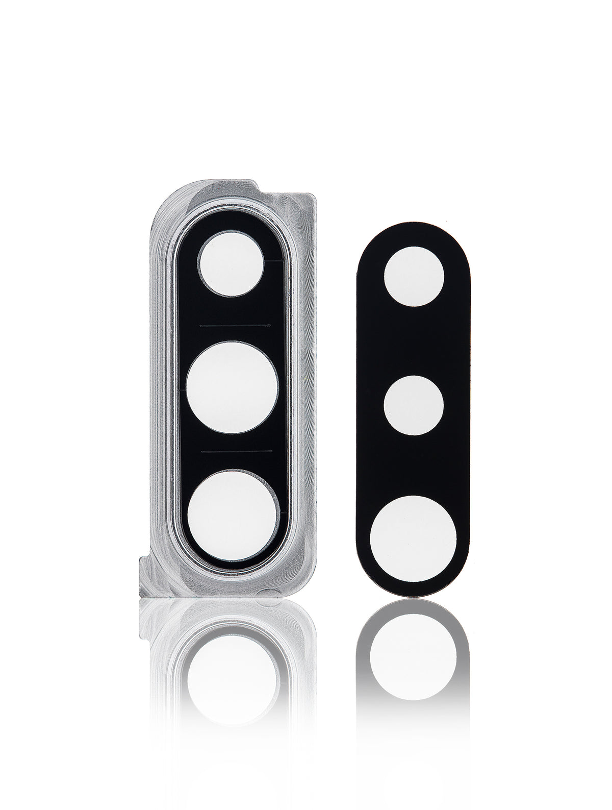 Back Camera Lens With Bracket / Bezel For Samsung Galaxy A30s (A307 / 2019) (Silver) - product image 8