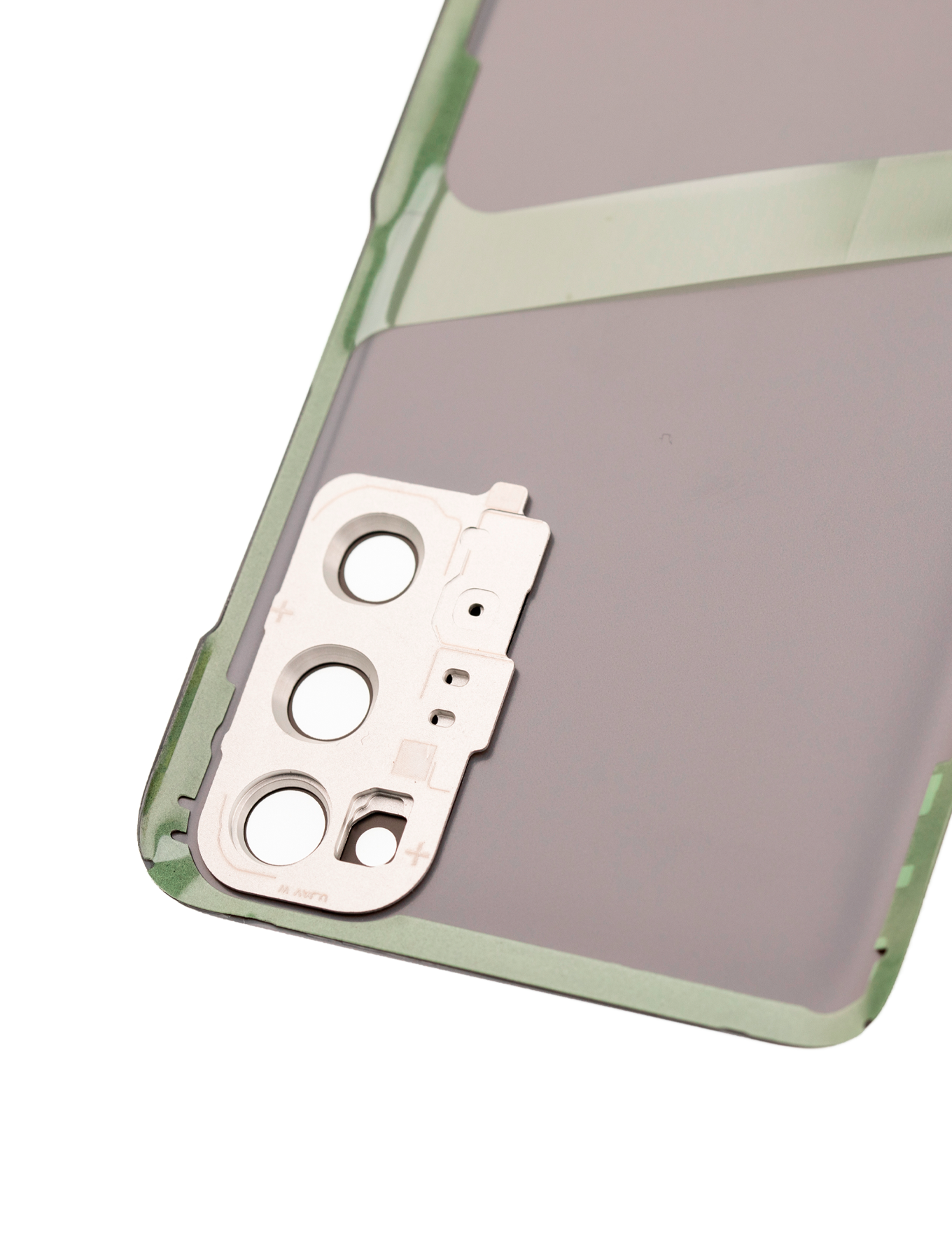 Back Cover Glass With Camera Lens For Samsung Galaxy S20 5G (No Logo) (Aftermarket Plus) (Cloud White)