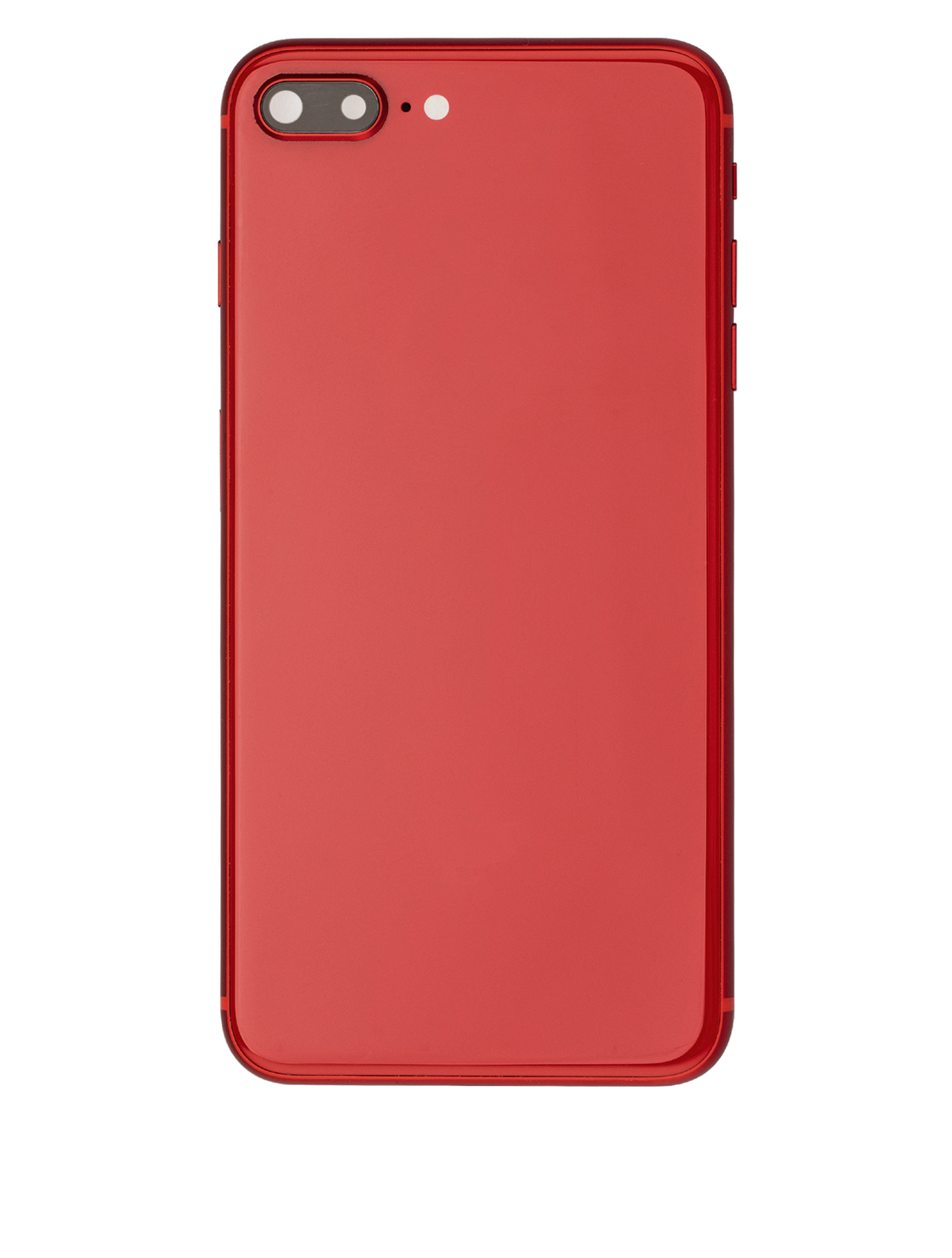 Back Housing W/ Small Parts For iPhone 8 Plus (Used OEM Pull: Grade B) (Red)