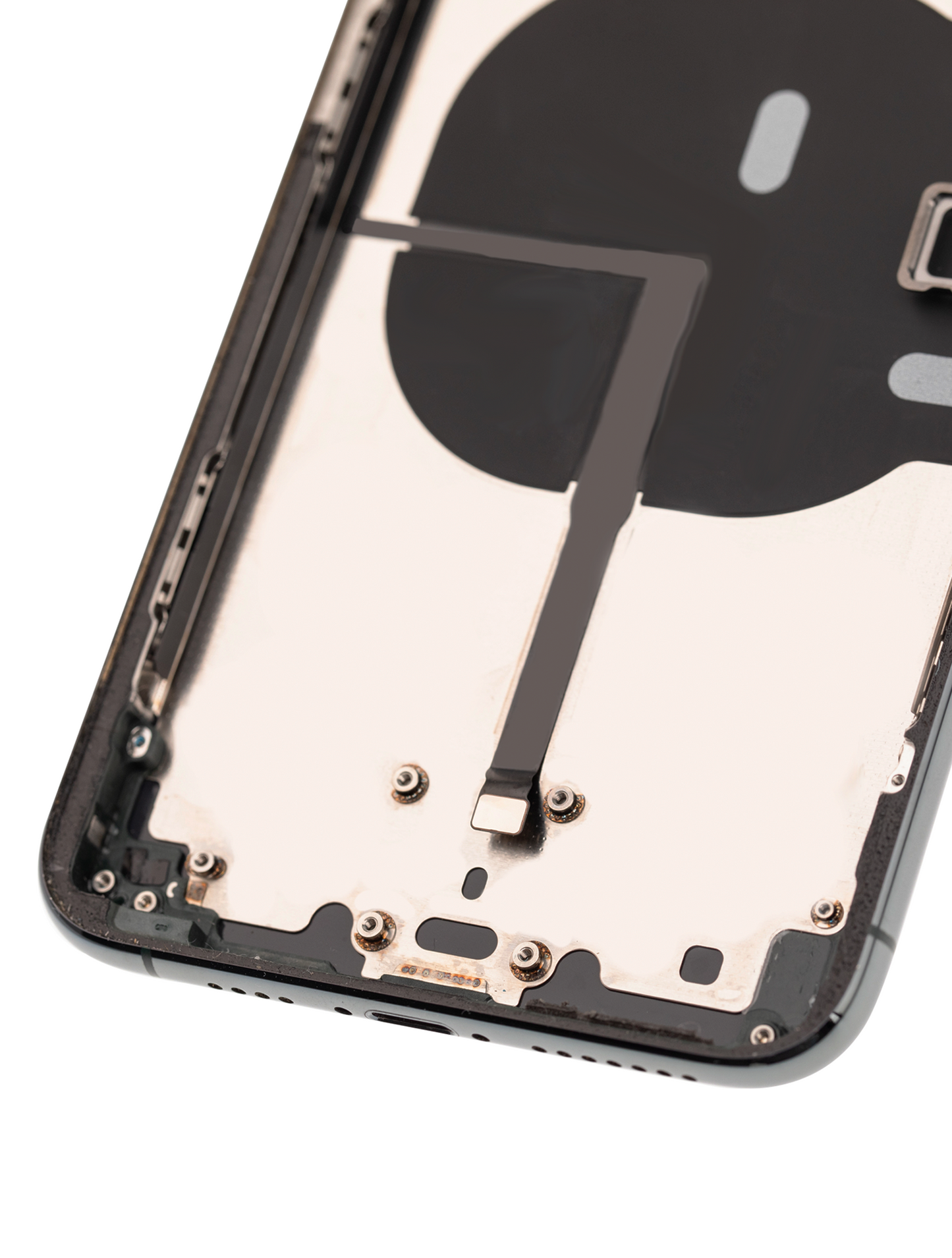 Back Housing W/ Small Parts For iPhone 11 Pro Max (Used OEM Pull: Grade B) (Midnight Green)
