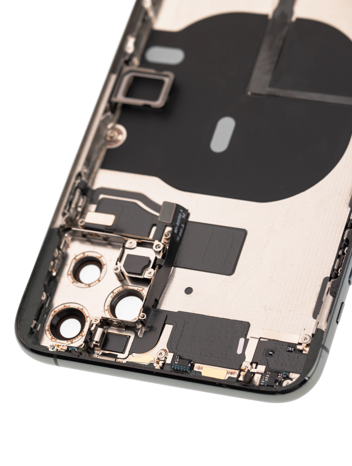 Back Housing W/ Small Parts For iPhone 11 Pro Max (Used OEM Pull: Grade C) (Midnight Green)