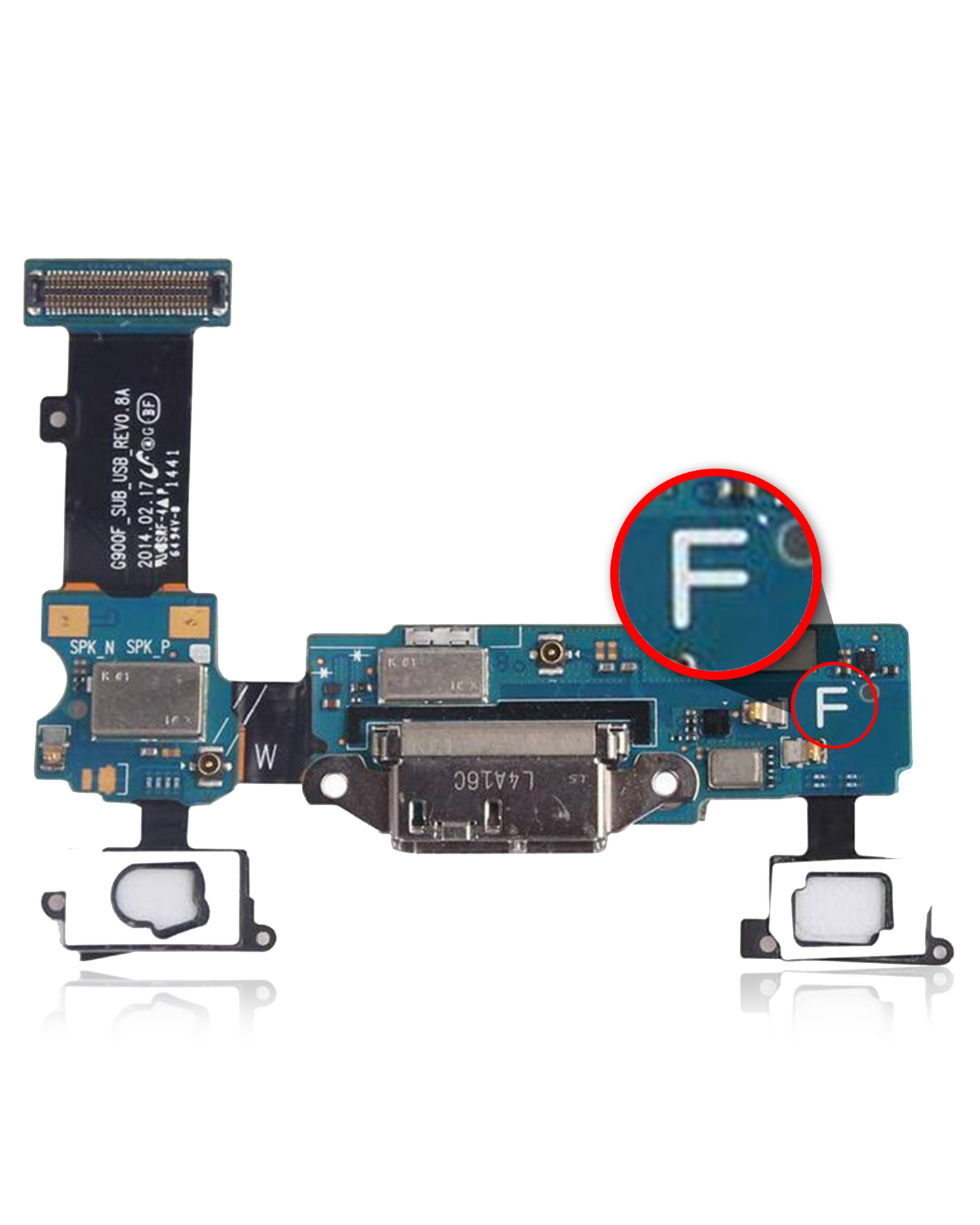 Charging Port Flex Cable For Samsung Galaxy S5 (G900F) (International Version)