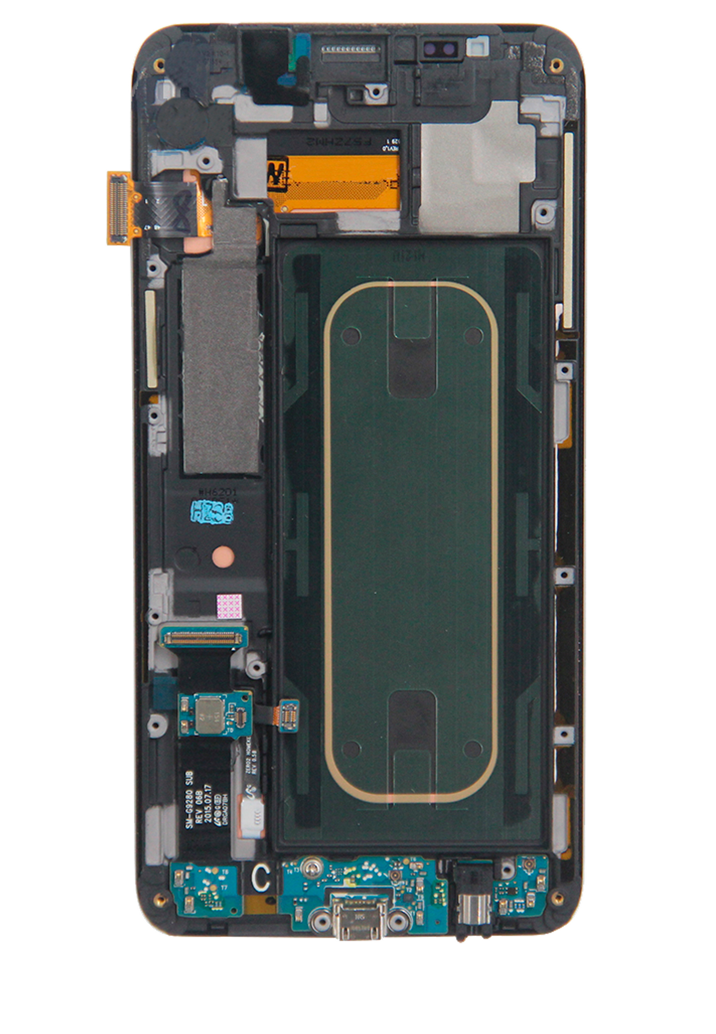 OLED Assembly With Frame For Samsung Galaxy S6 Edge Plus (AT&T / T-Mobile / International) (Service Pack) (Black Sapphire)