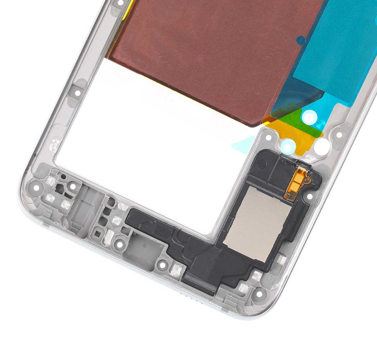 Mid-Frame Housing For Samsung Galaxy S6 Edge Plus (With Small Parts) (White Pearl)