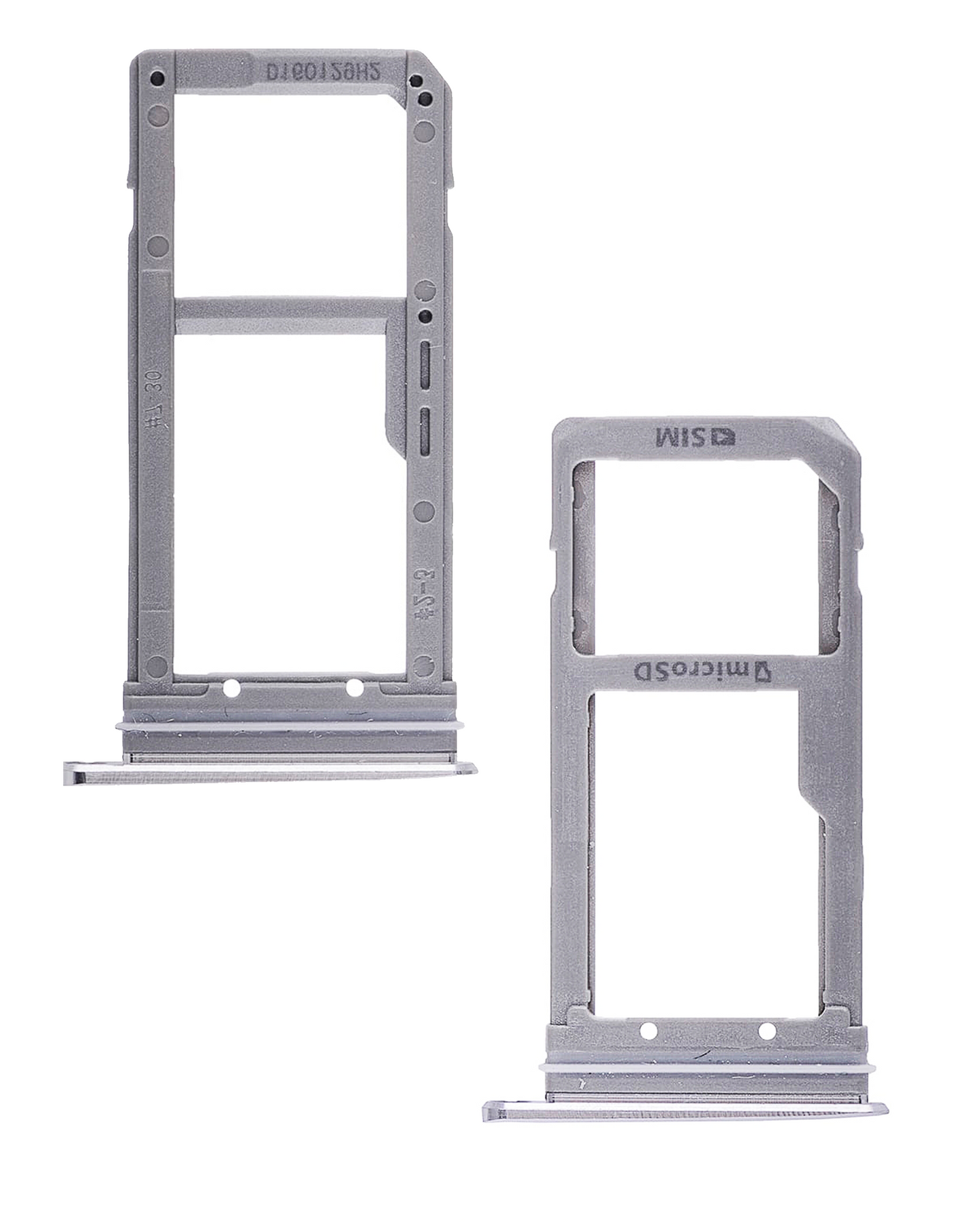 Single Sim Card Tray For Samsung Galaxy S7 Edge (Silver)