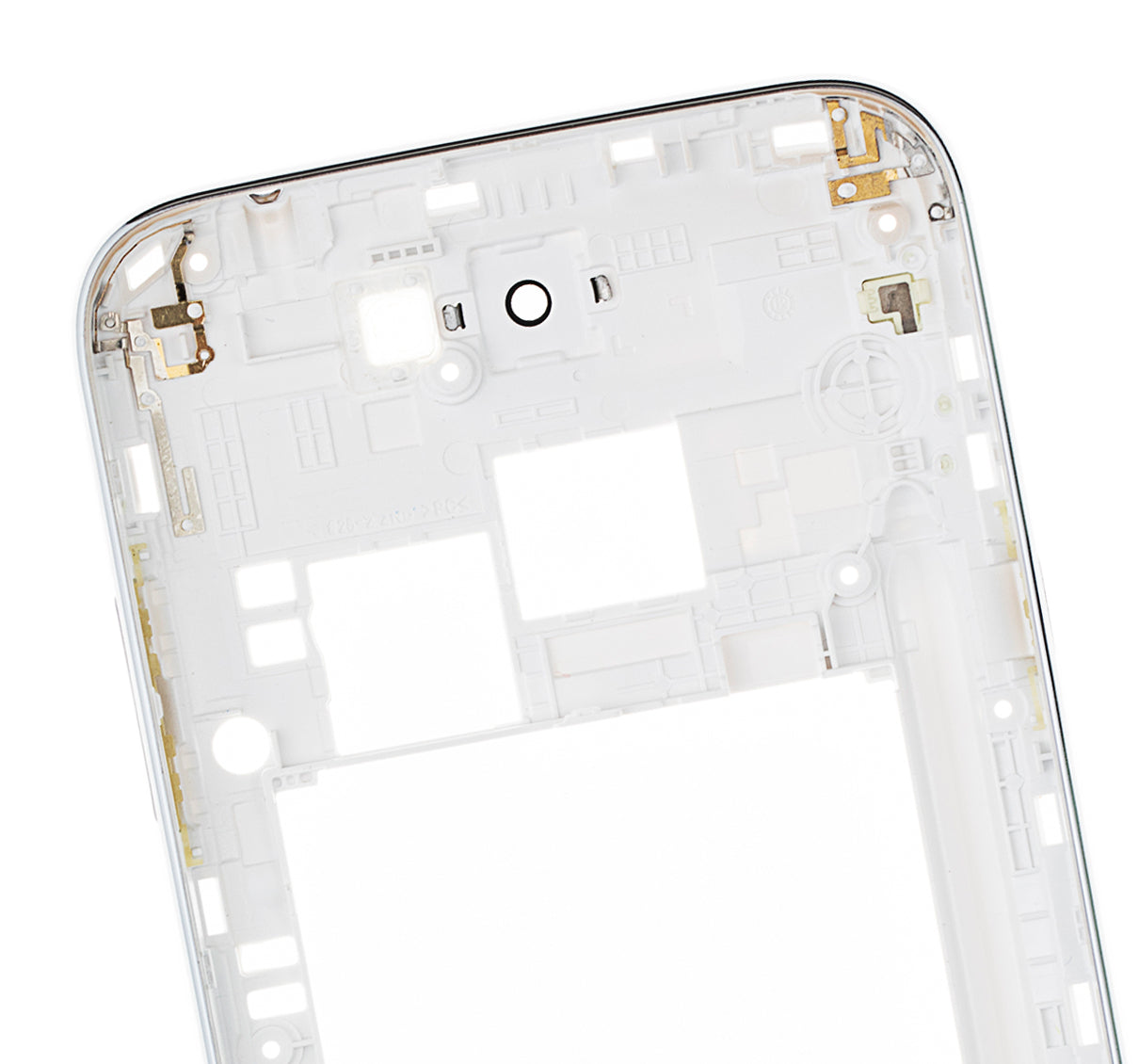 Mid-Frame Housing For Samsung Galaxy Note 2 (With Small Parts) (White)