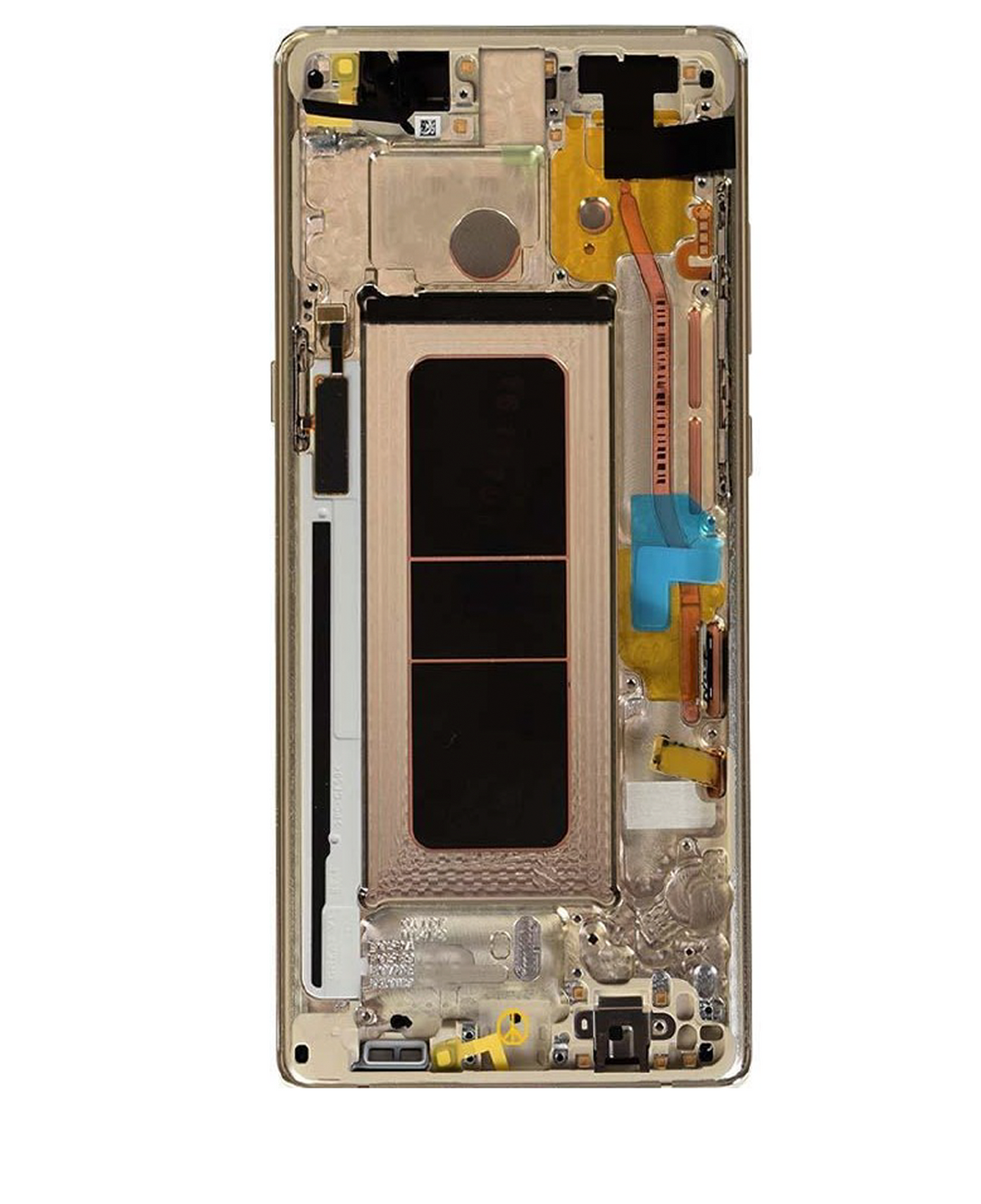 OLED Assembly With Frame For Samsung Galaxy Note 8 (Service Pack) (Maple Gold)