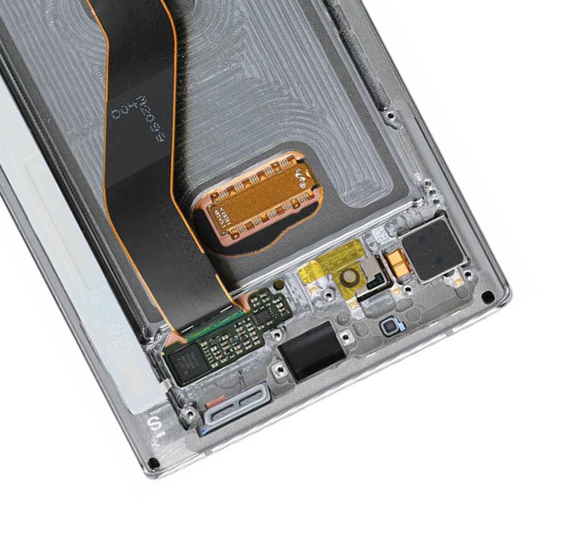 OLED Assembly With Frame For Samsung Galaxy Note 10 Plus / 5G (Service Pack) (Aura Glow / Silver)