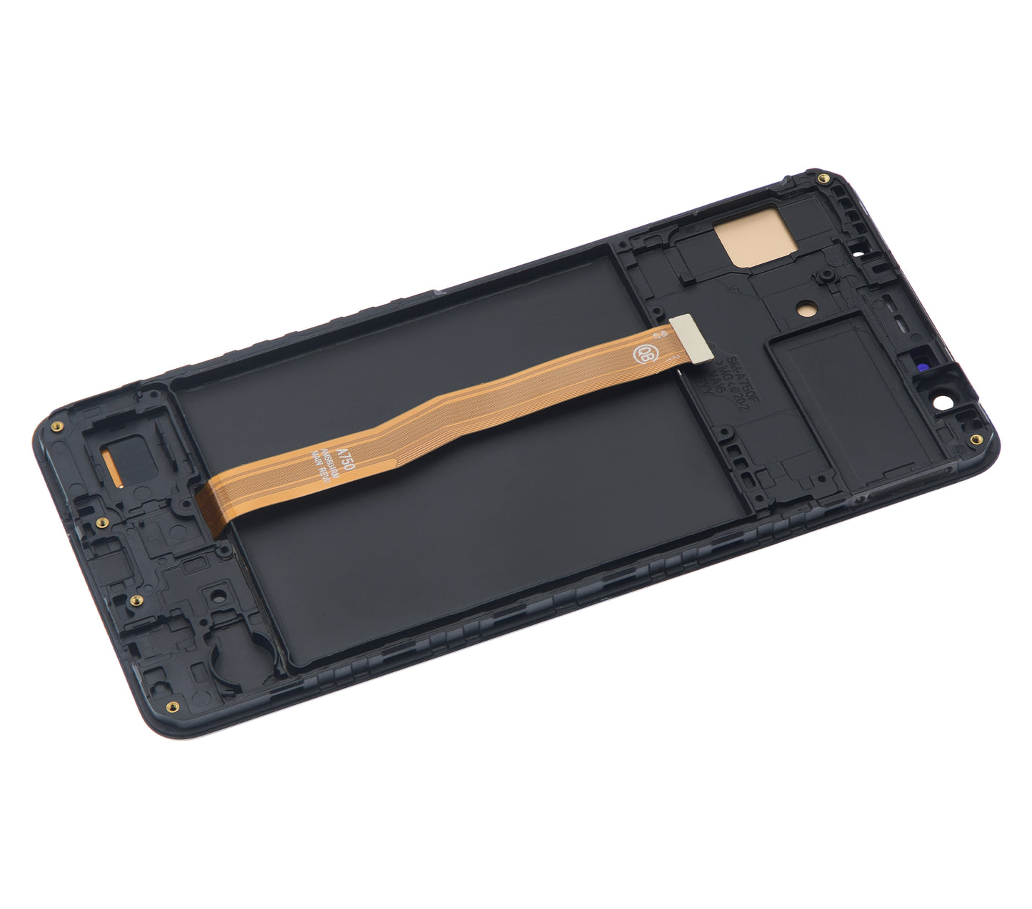 OLED Assembly With Frame For Samsung Galaxy A7 (A750 / 2018) (Aftermarket Plus) (Black)