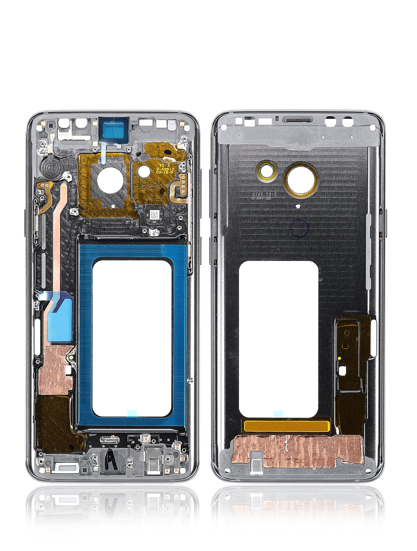 Mid-Frame Housing For Samsung Galaxy S9 Plus (With SmallParts) (Gray Frame)