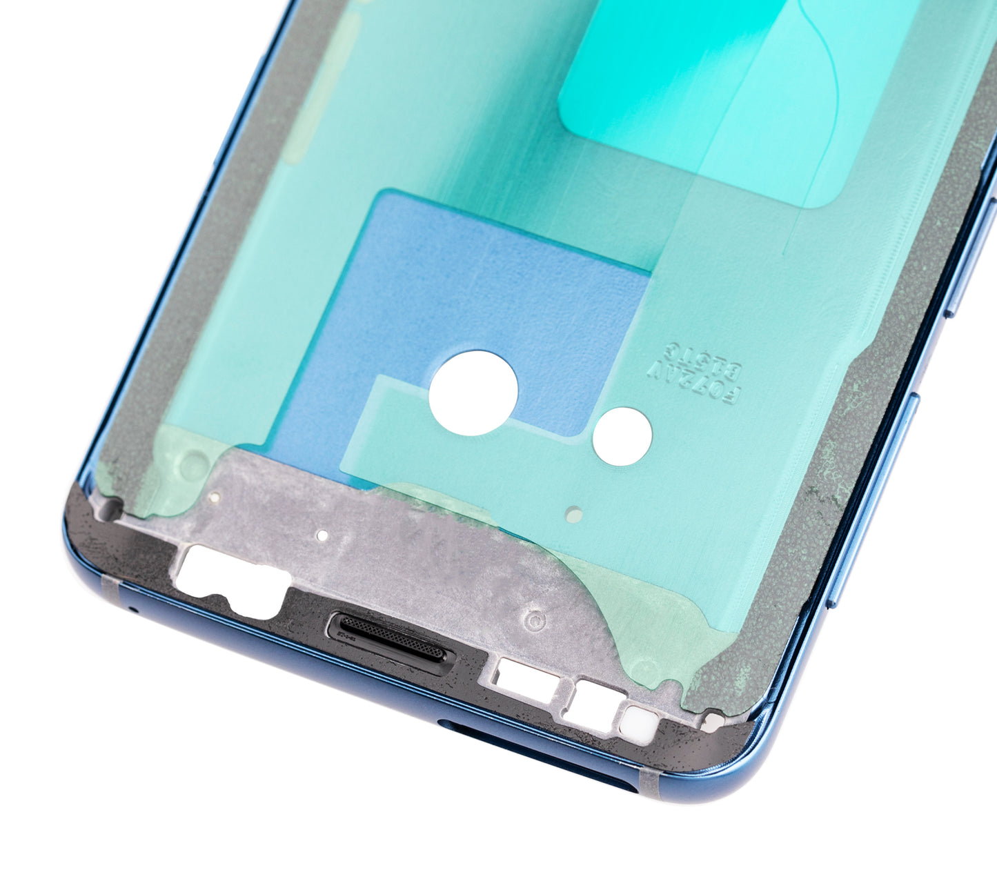Mid-Frame Housing For Samsung Galaxy S9 (With SmallParts) (Coral Blue Frame)
