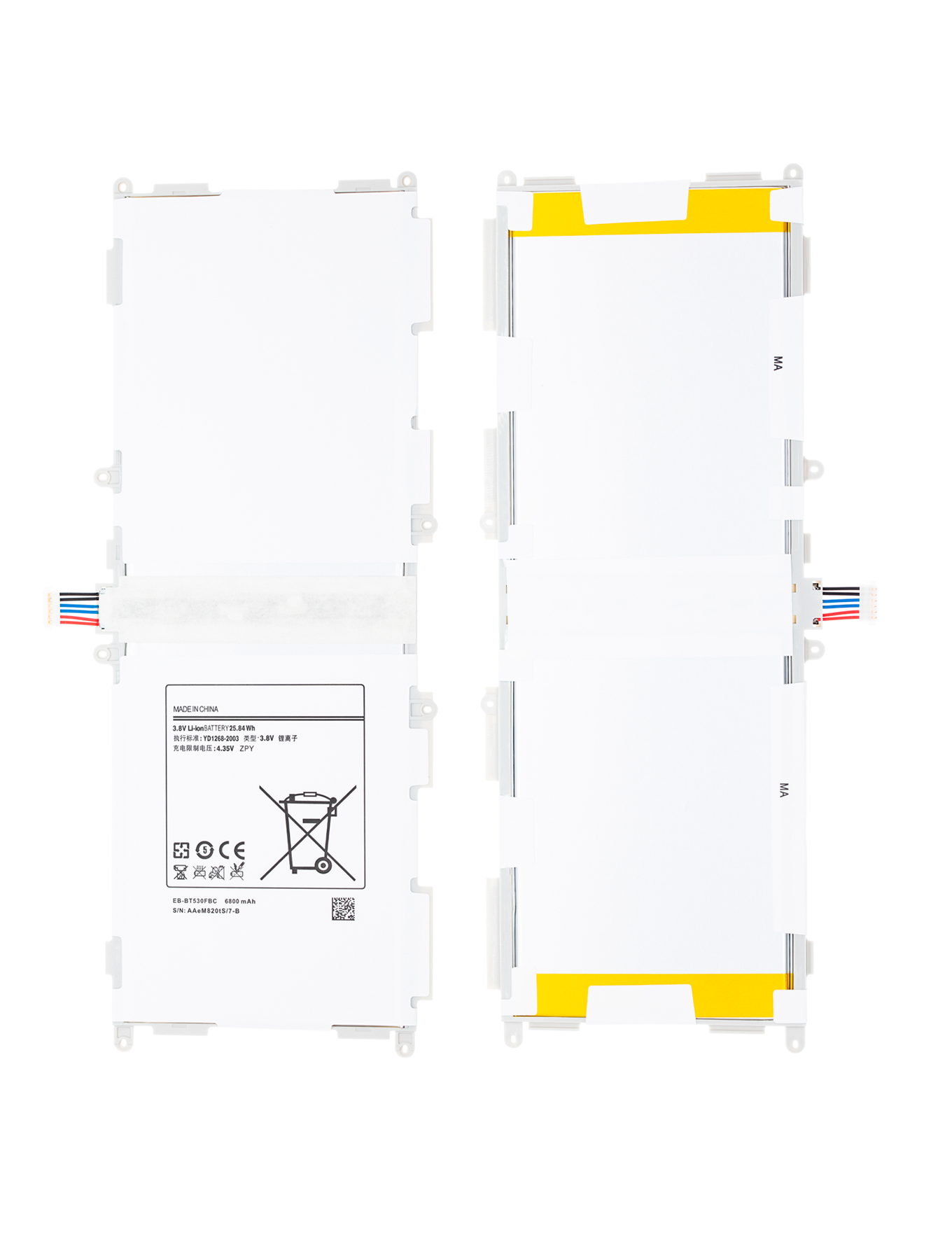Replacement Battery For Samsung Galaxy Tab 4 10.1" (T530 / T531 / T535 / T537) (EB-BT530FBC) Samsung Galaxy Tab replacement part image 5