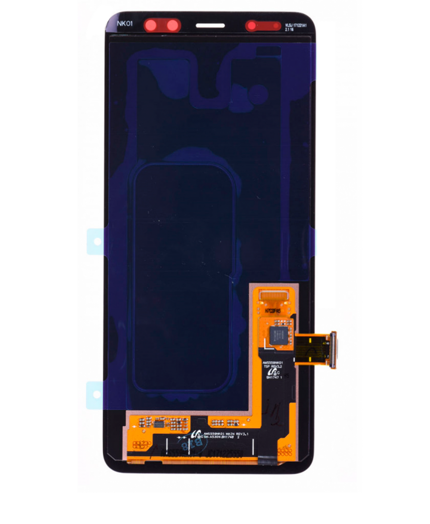 OLED Assembly Without Frame For Samsung Galaxy A8 (A530 / 2018) (Service Pack) (All Colors)