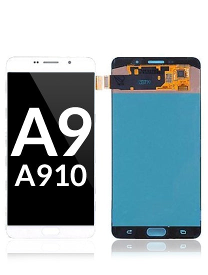 OLED Assembly Without Frame For Samsung Galaxy A9 (A910 / 2016) (Refurbished: Cosmetic Grade: New) (White)