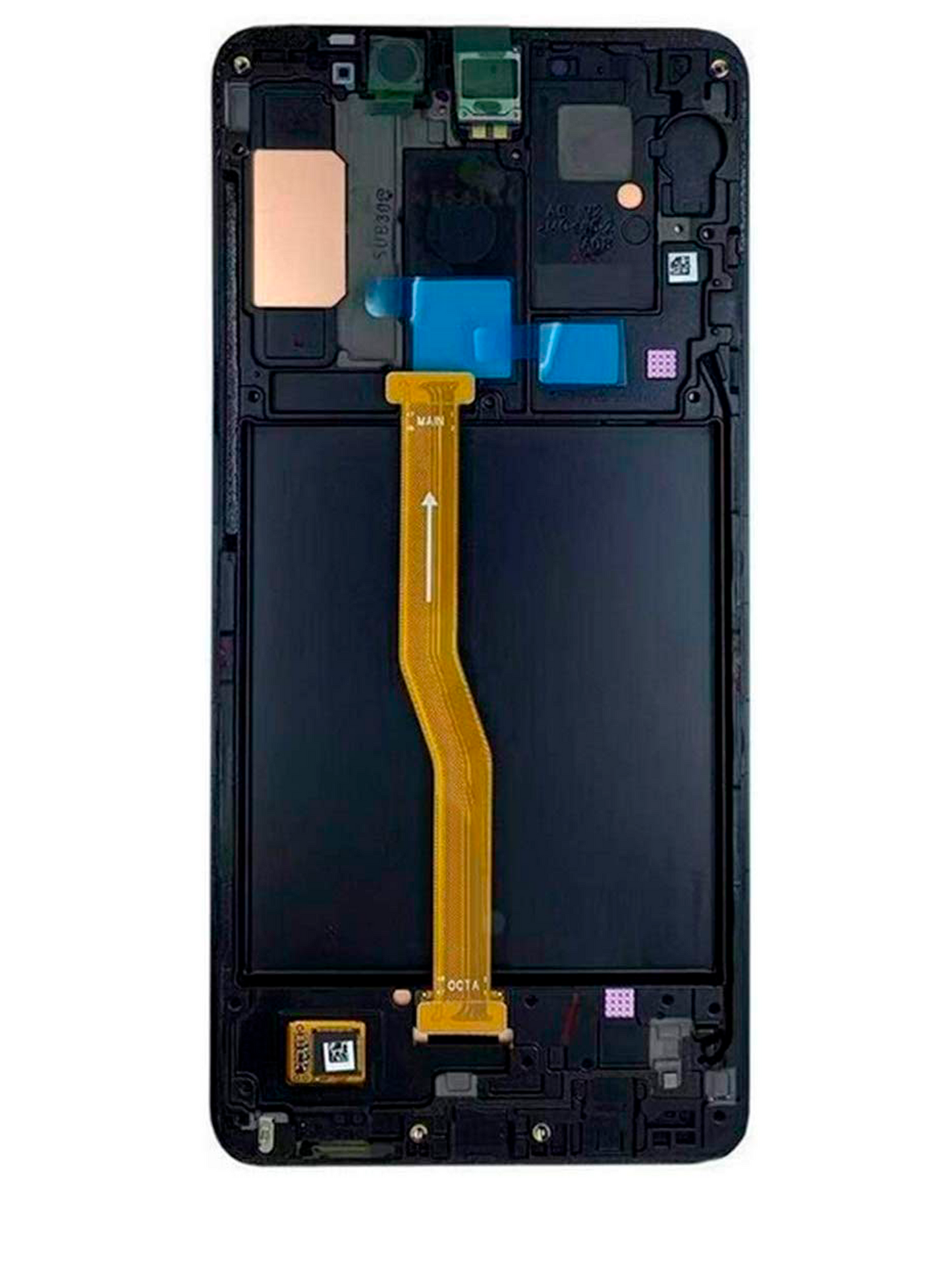 OLED Assembly With Frame For Samsung Galaxy A9 (A920 / 2018) (Service Pack) (Black)