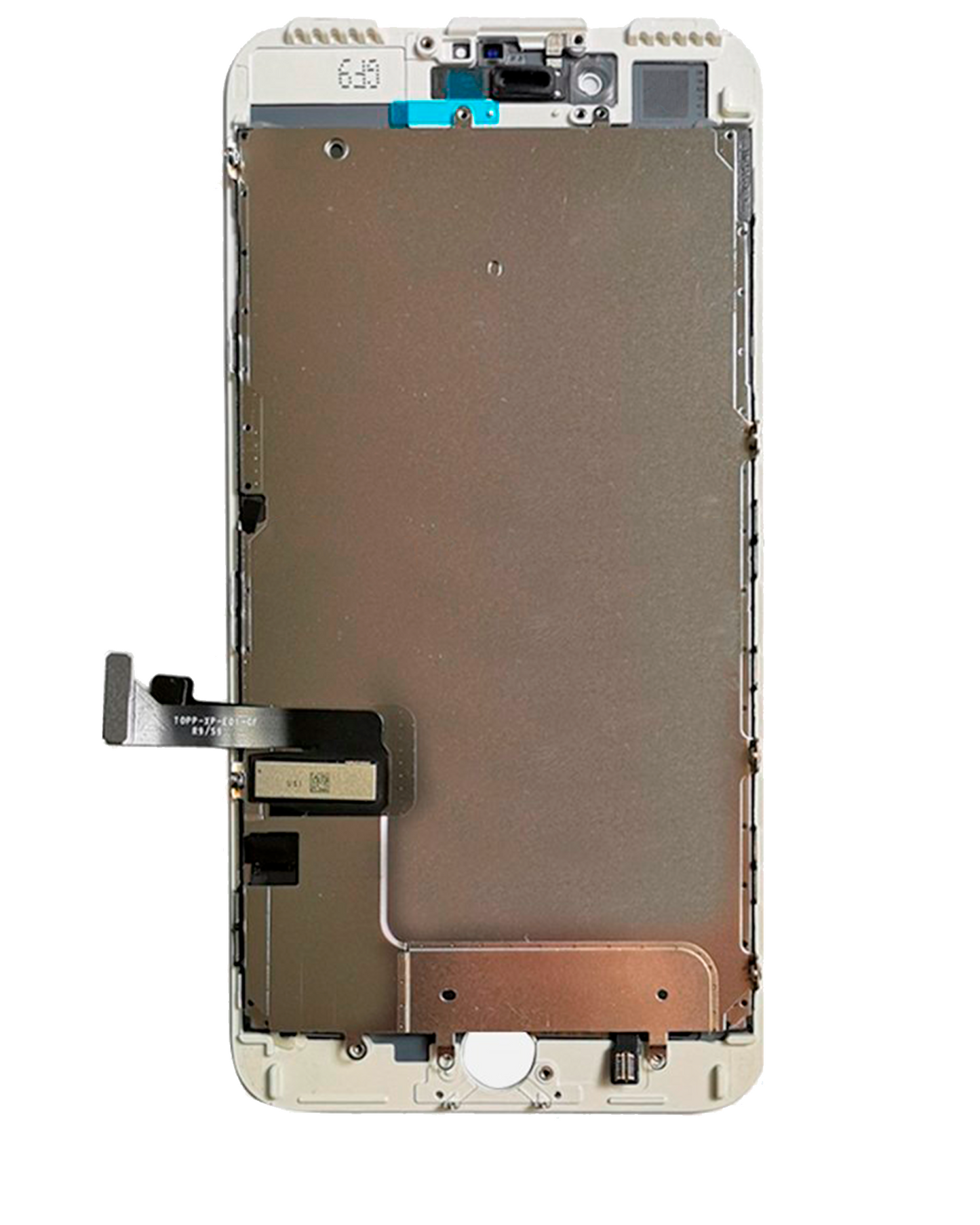 LCD Assembly With Steel Plate For iPhone 7 Plus (Aftermarket Pro: XO7 Incell) (White)