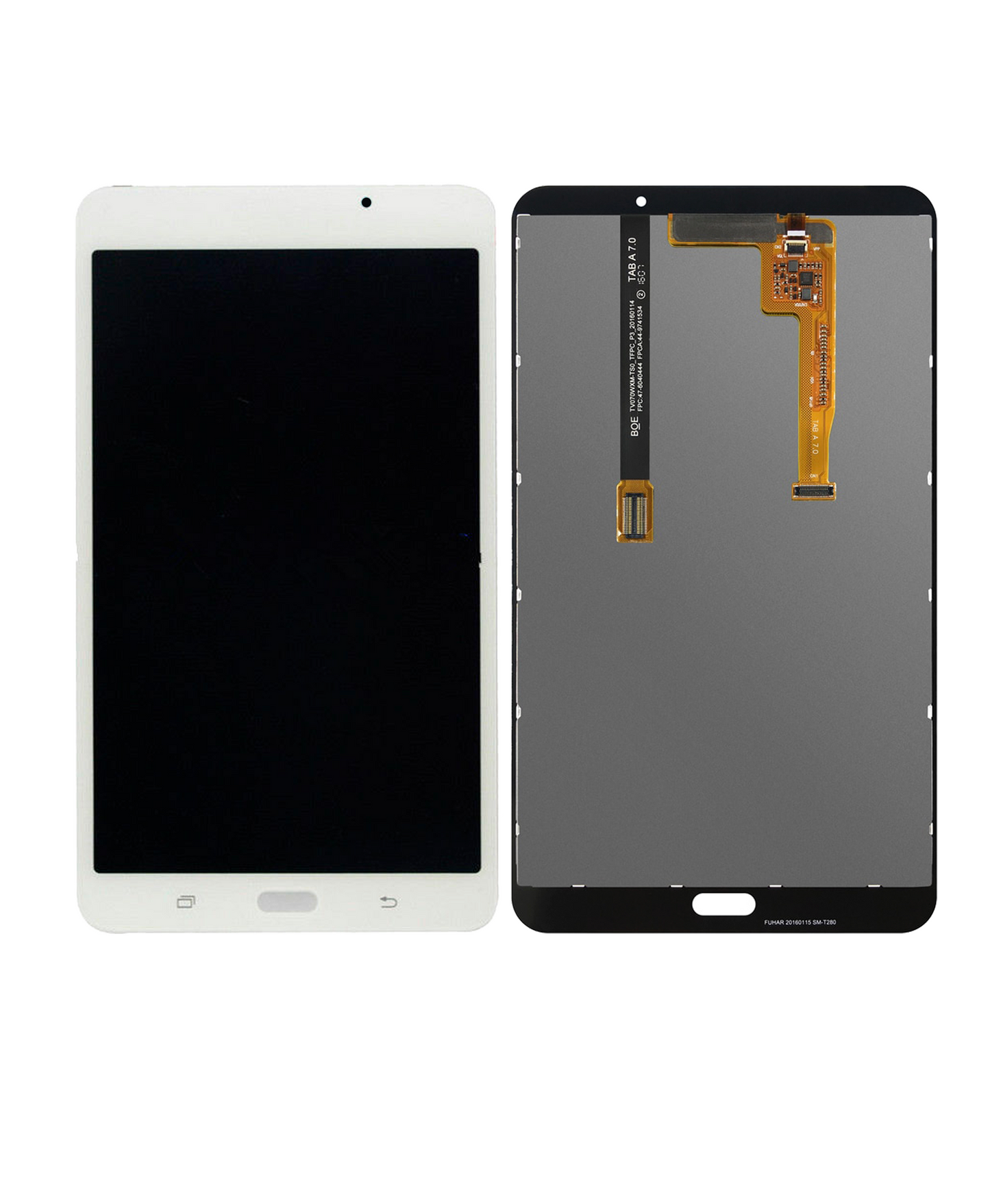 LCD Assembly Without Frame For Samsung Galaxy Tab A 7.0" 2016 (T280) (WiFi Version) (Refurbished) (White) - Samsung Galaxy Tab A 7.0" (2016) Replacement Parts - SKU 107082015802 - product image 8