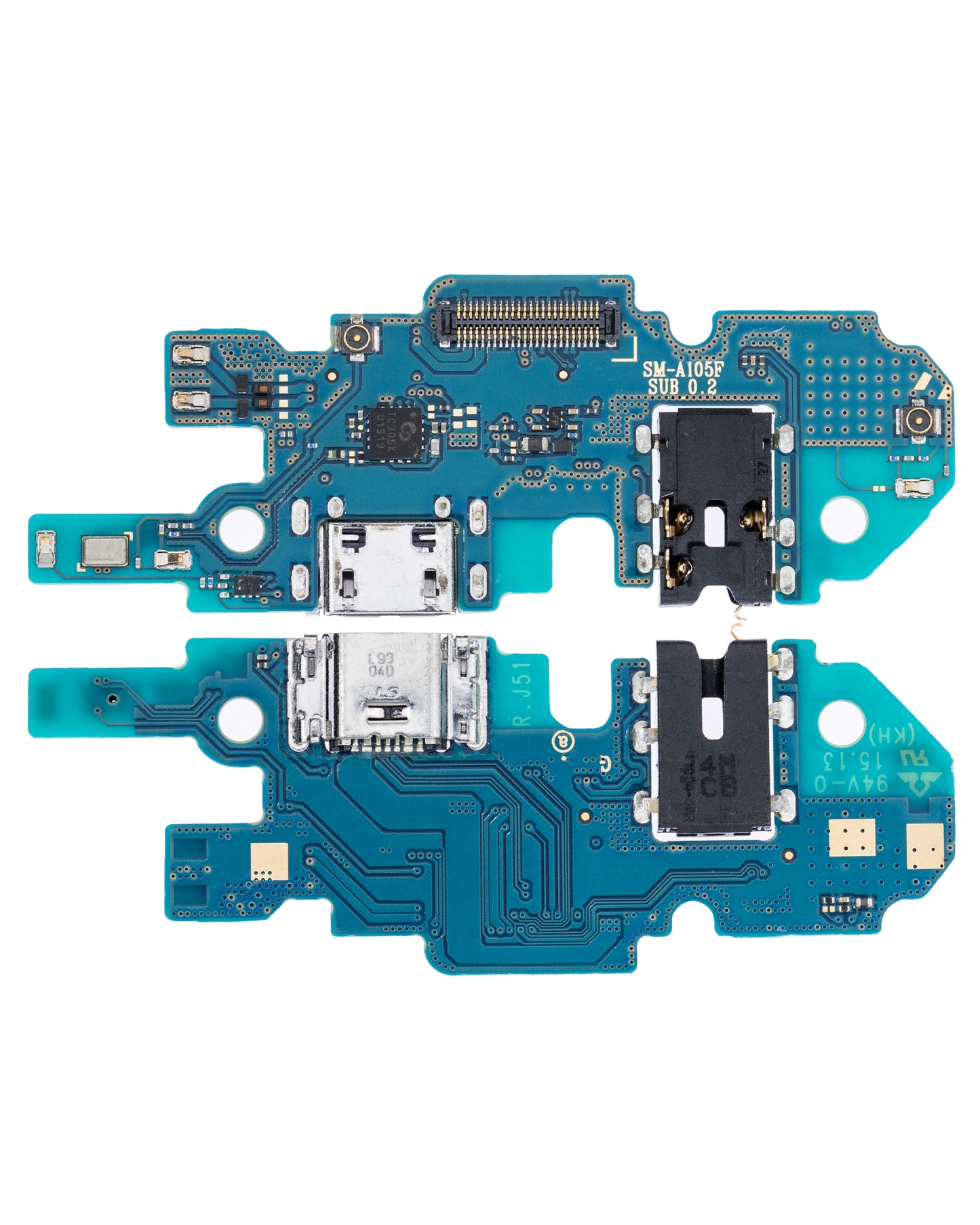 Charging Port Flex Cable With Headphone Jack For Samsung Galaxy A10 (A105 / 2019) (Premium) replacement part product image 6 - SKU 107082020024