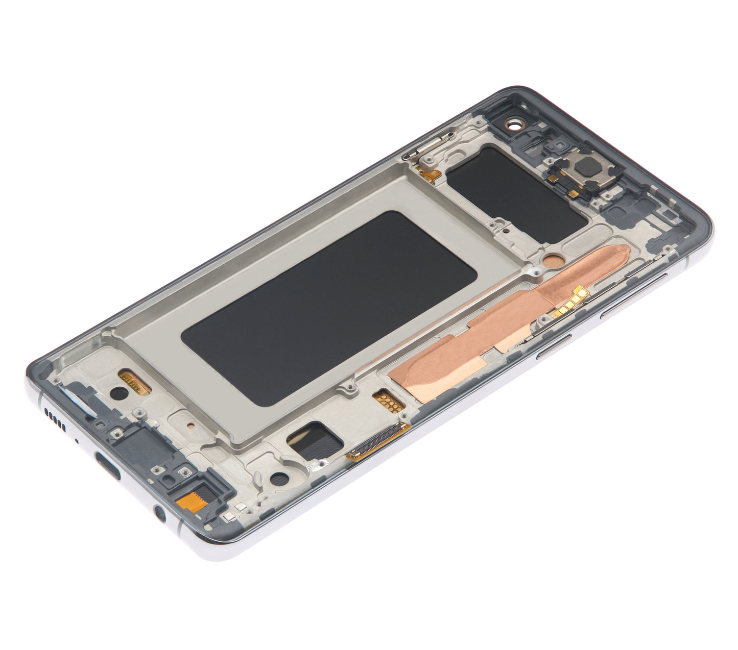 LCD Assembly With Frame (Without Fingerprint Sensor) For Samsung Galaxy S10 (Aftermarket Plus: TFT) (Prism Black)