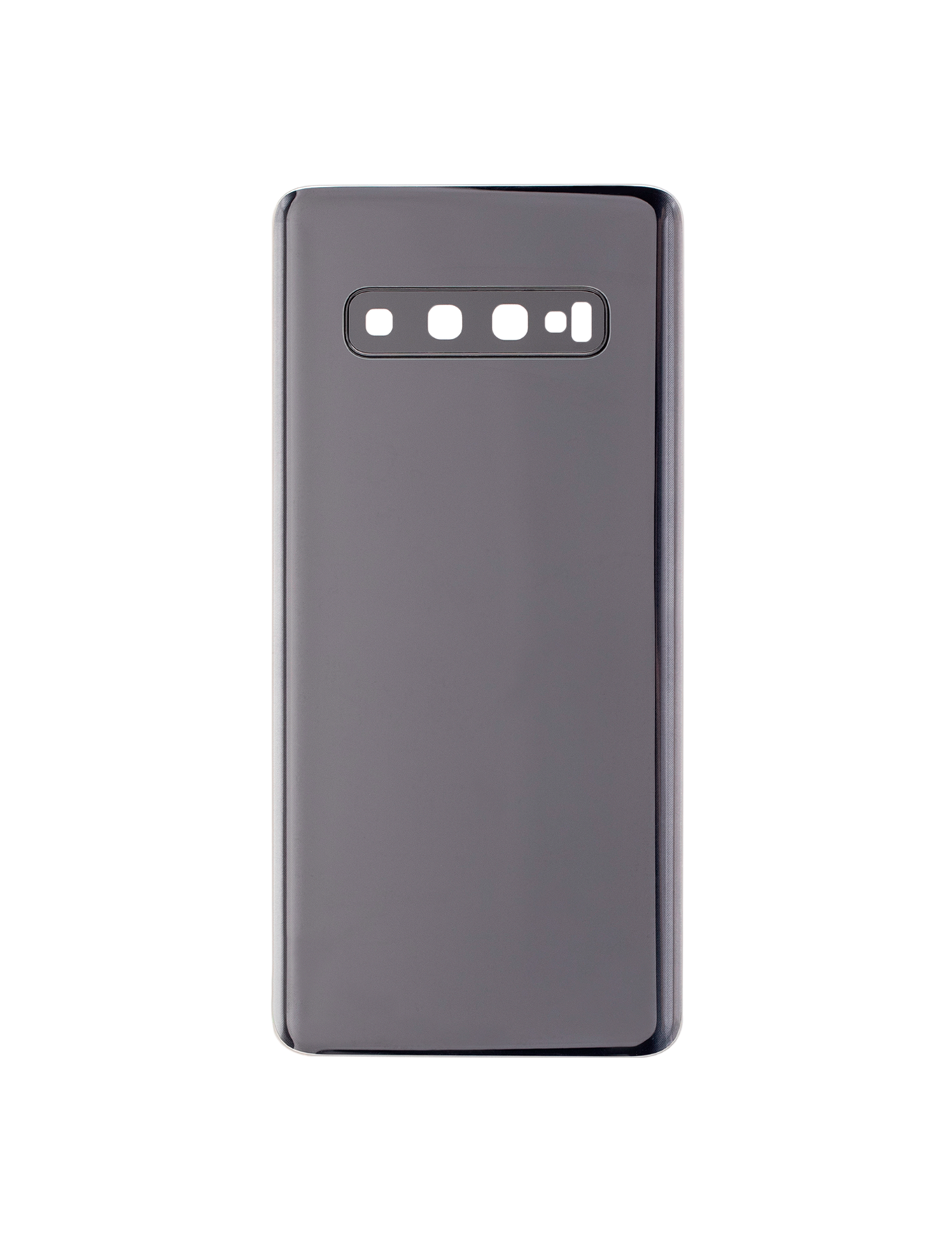 Back cover Glass With Camera Lens For Samsung Galaxy S10 (No Logo) (Aftermarket Plus) (Prism Black)