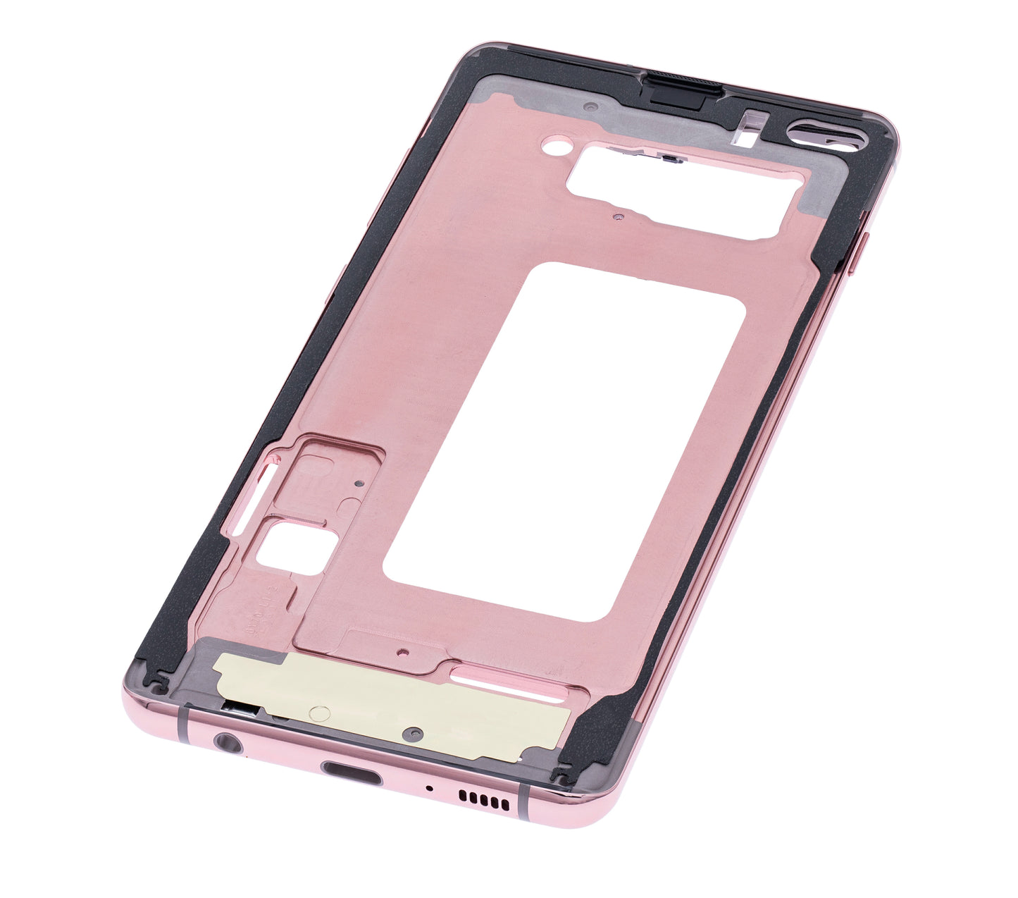 Mid-Frame Housing For Samsung Galaxy S10 Plus (With Small Parts) (Flamingo Pink)