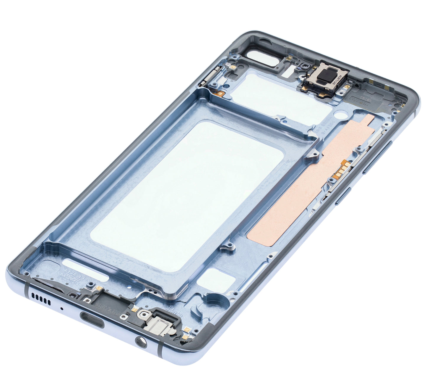 Mid-Frame Housing For Samsung Galaxy S10 Plus (With Small Parts) (Prism Blue)