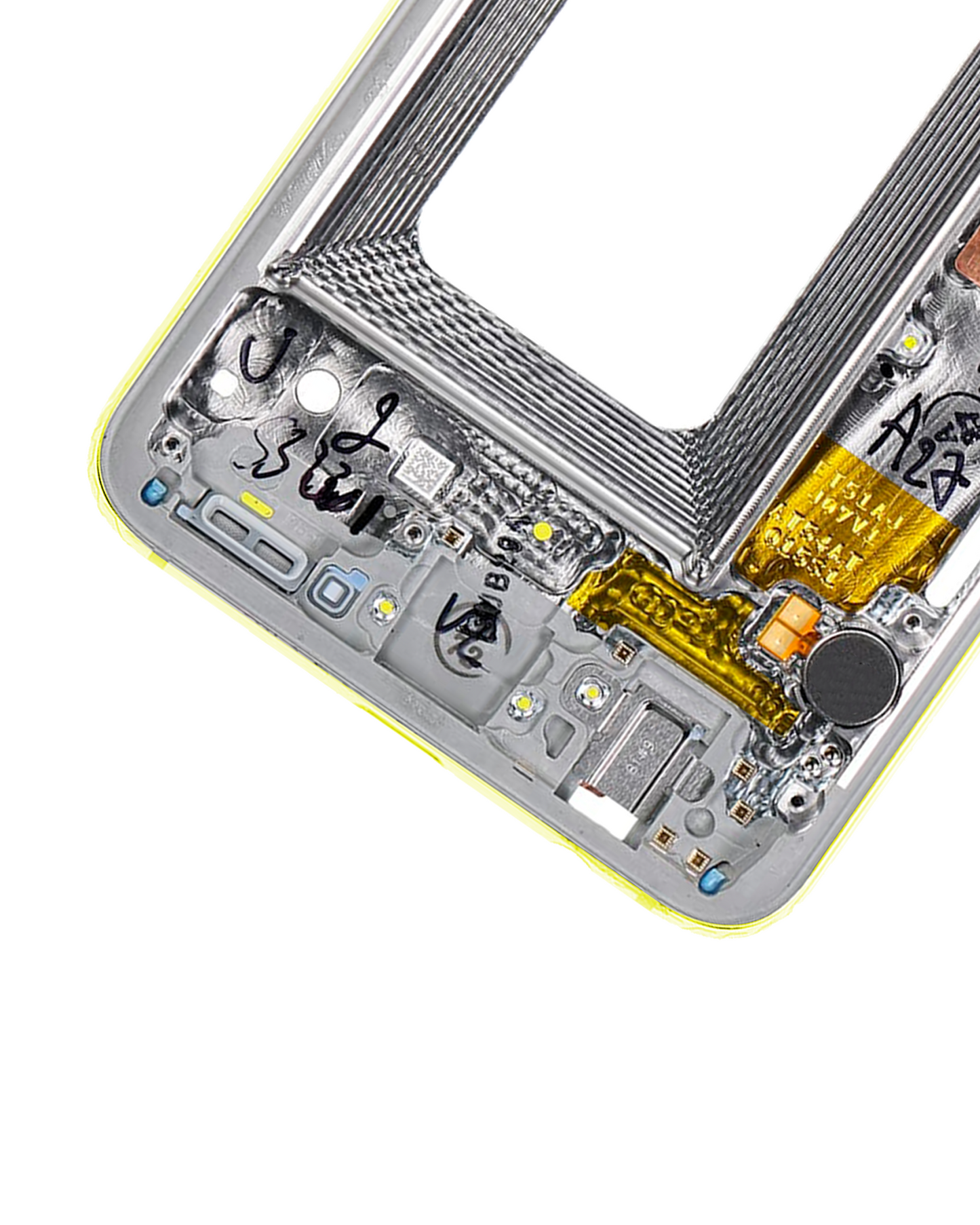 Mid-Frame Housing For Samsung Galaxy S10E (With Small Parts) (Canary Yellow)