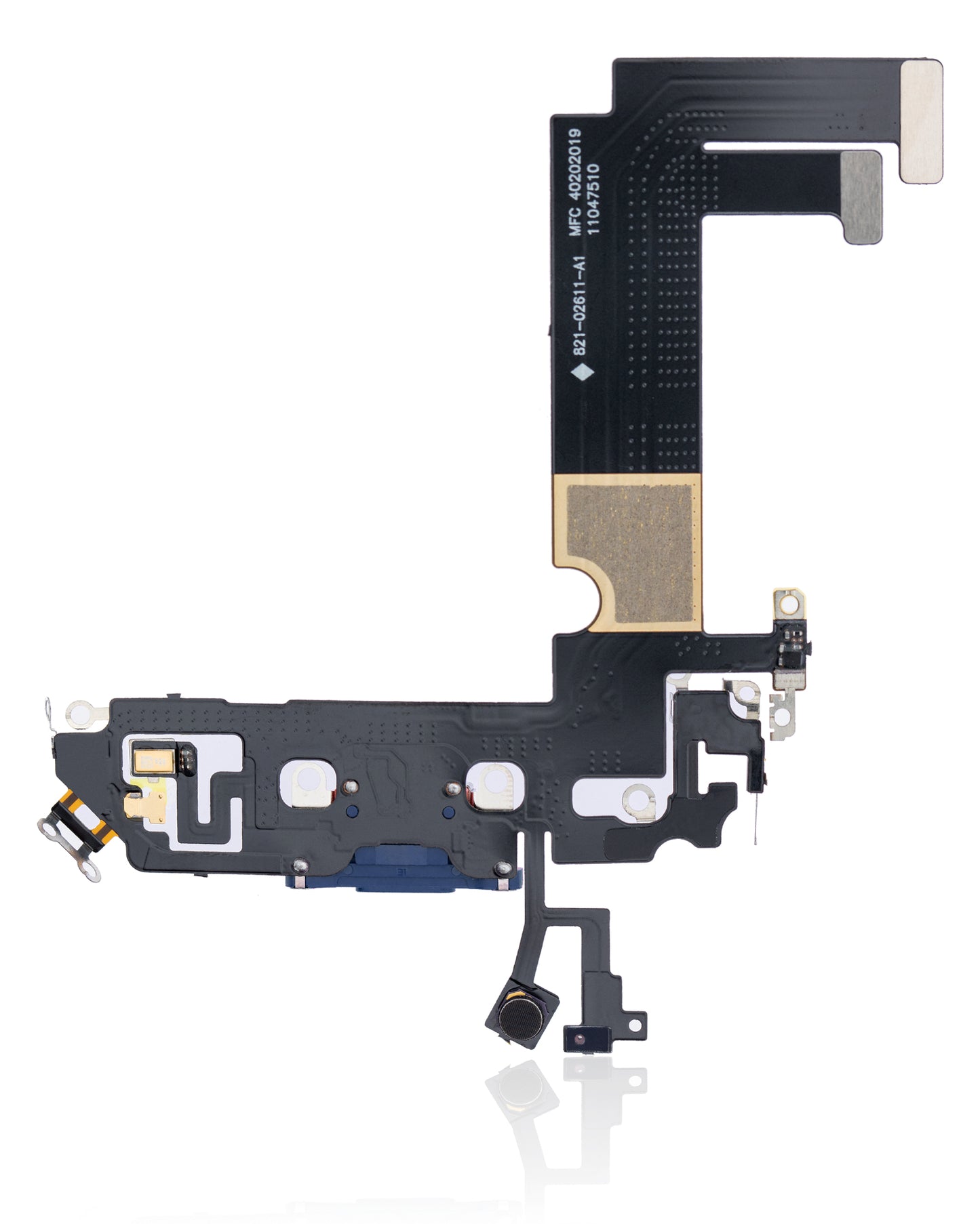 Charging Port Flex Cable For iPhone 12 Mini (Aftermarket Plus) (Blue)
