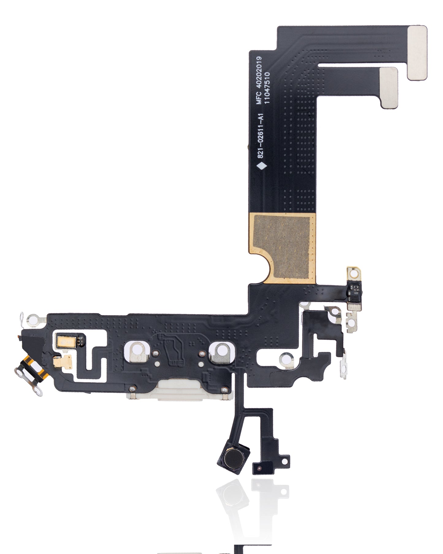 Charging Port Flex Cable For iPhone 12 Mini (Aftermarket Plus) (White)