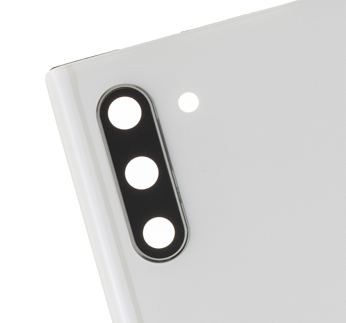 Back Cover Glass With Camera Lens For Samsung Galaxy Note 10 (Service Pack) (Aura White)
