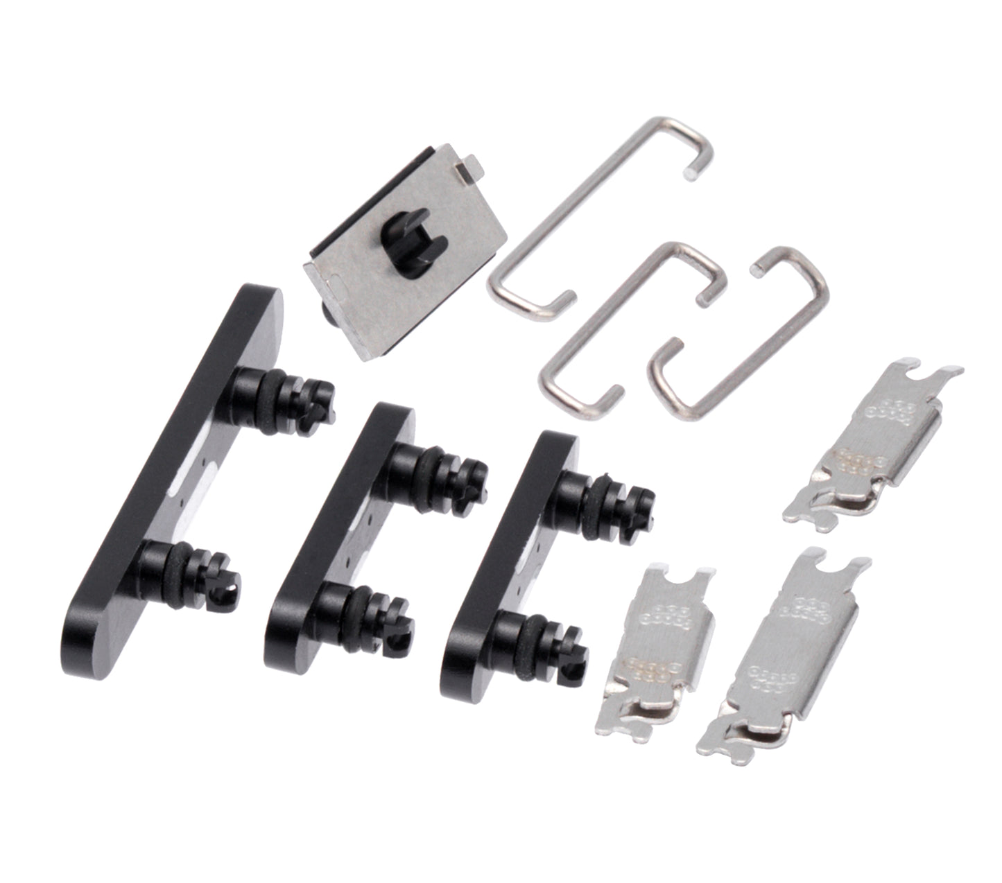 Hard Buttons (Power / Volume / Switch) For iPhone 12 (Black)