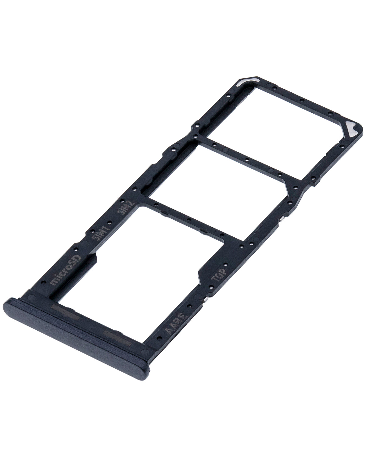 Dual Sim Card Tray For Samsung Galaxy A02 (A022 / 2020) (Black) - replacement part SKU 107082026054 product image 4
