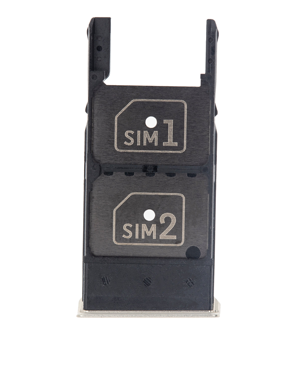 Sim Card Tray For Motorola Moto X Style (XT1572 / 2015) (Gold) - Motorola phone replacement part, close-up repair part view, SKU 107082035933
