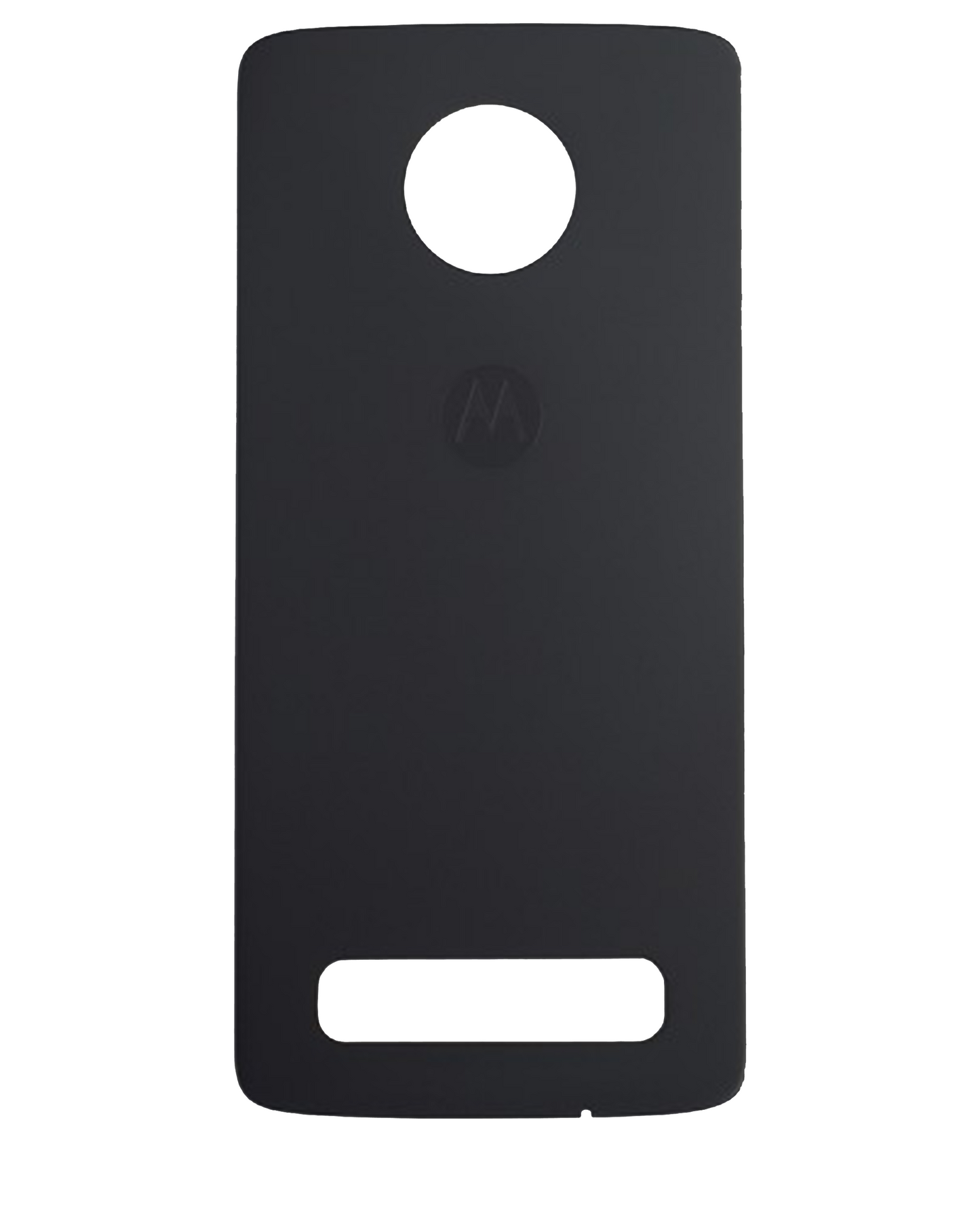Back cover Glass For Motorola Moto Z4 (XT1980-3 / XT1980-4 / 2019) (Genuine OEM) (Gray) - Motorola replacement part, close-up replacement part view, SKU 107082049310