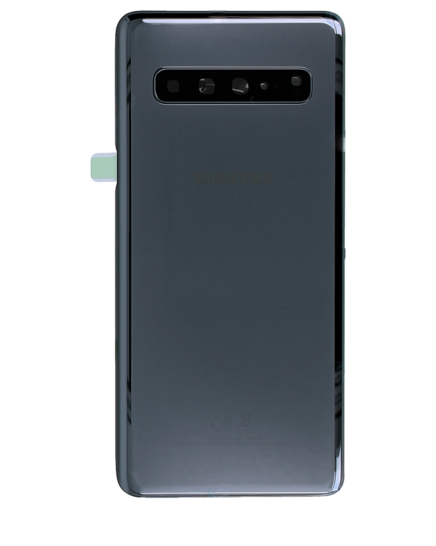 Back cover Glass With Camera Lens For Samsung Galaxy S10 5G (Service Pack) (Prism Black)