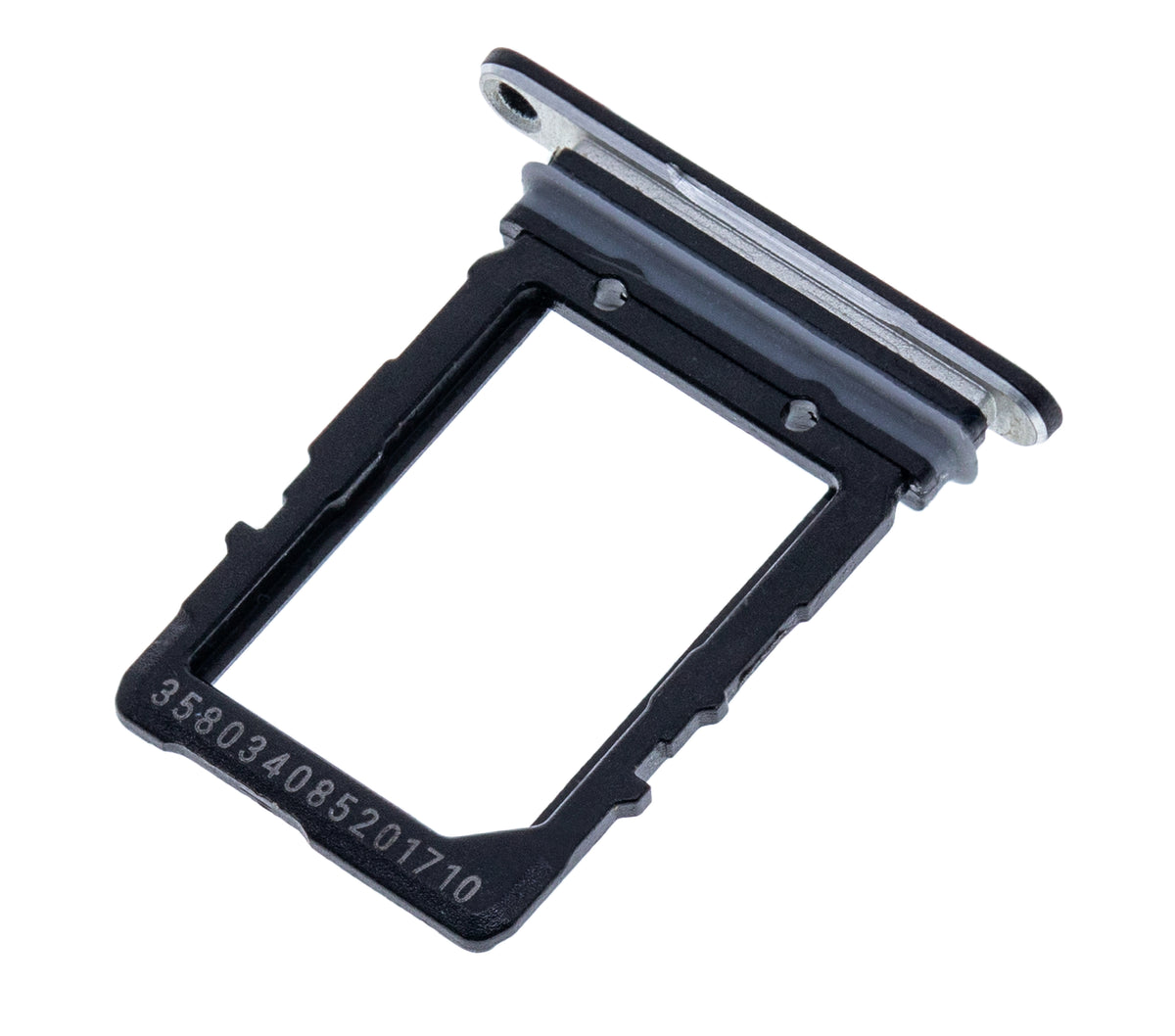 Sim Card Tray For Google Pixel 2 XL (Black) - replacement part additional angle