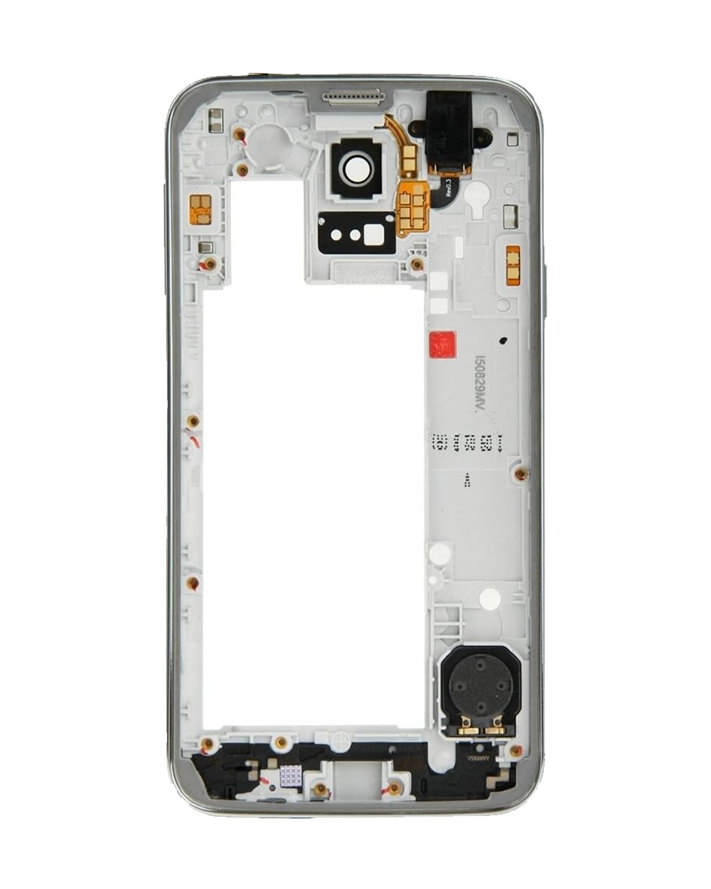 Mid-Frame Housing For Samsung Galaxy S5 (Service Pack) (Silver / Black)
