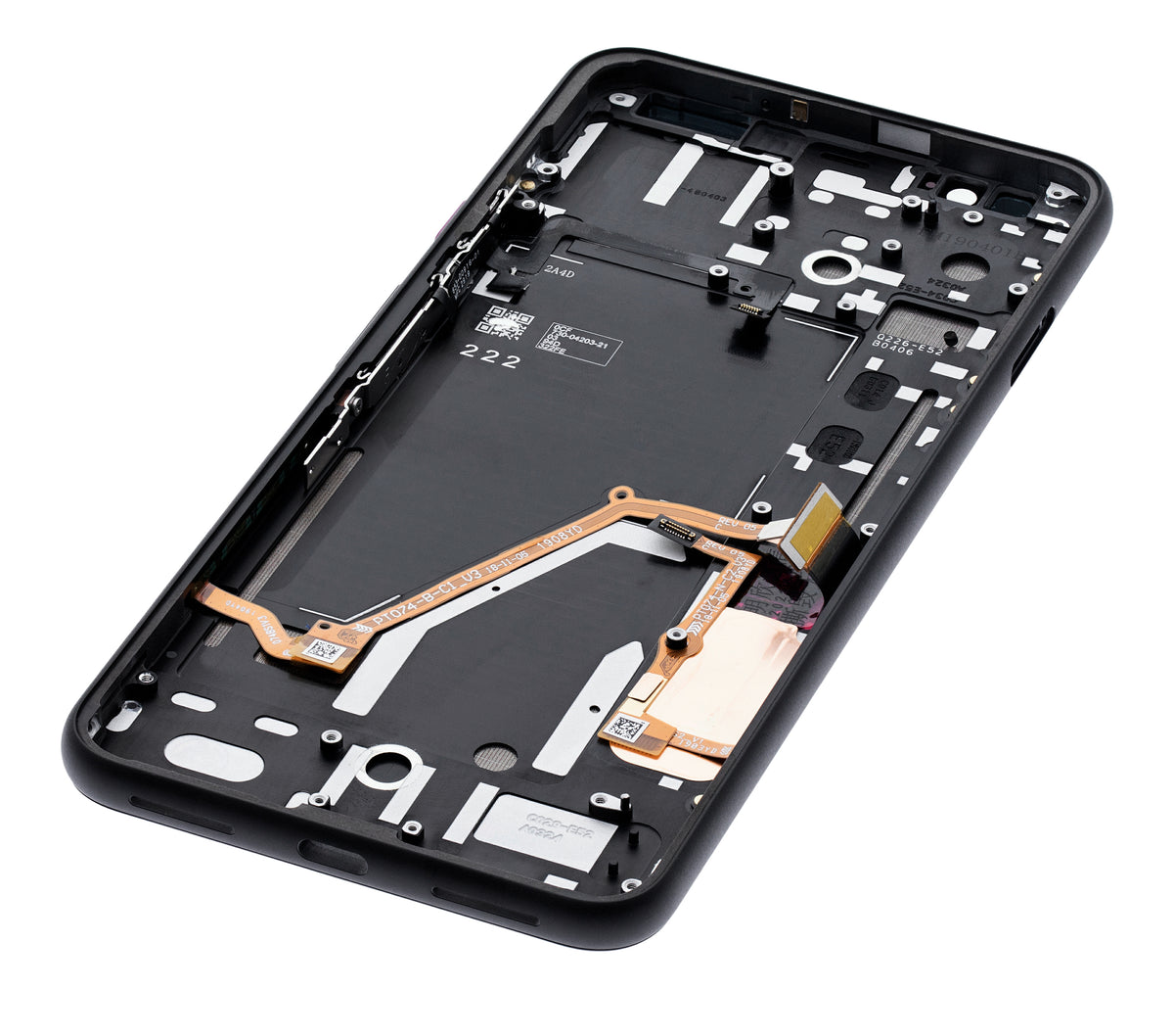 OLED Assembly With Frame For Google Pixel 4 XL (Refurbished) (Oh So Orange Power Button) - replacement part product view 13
