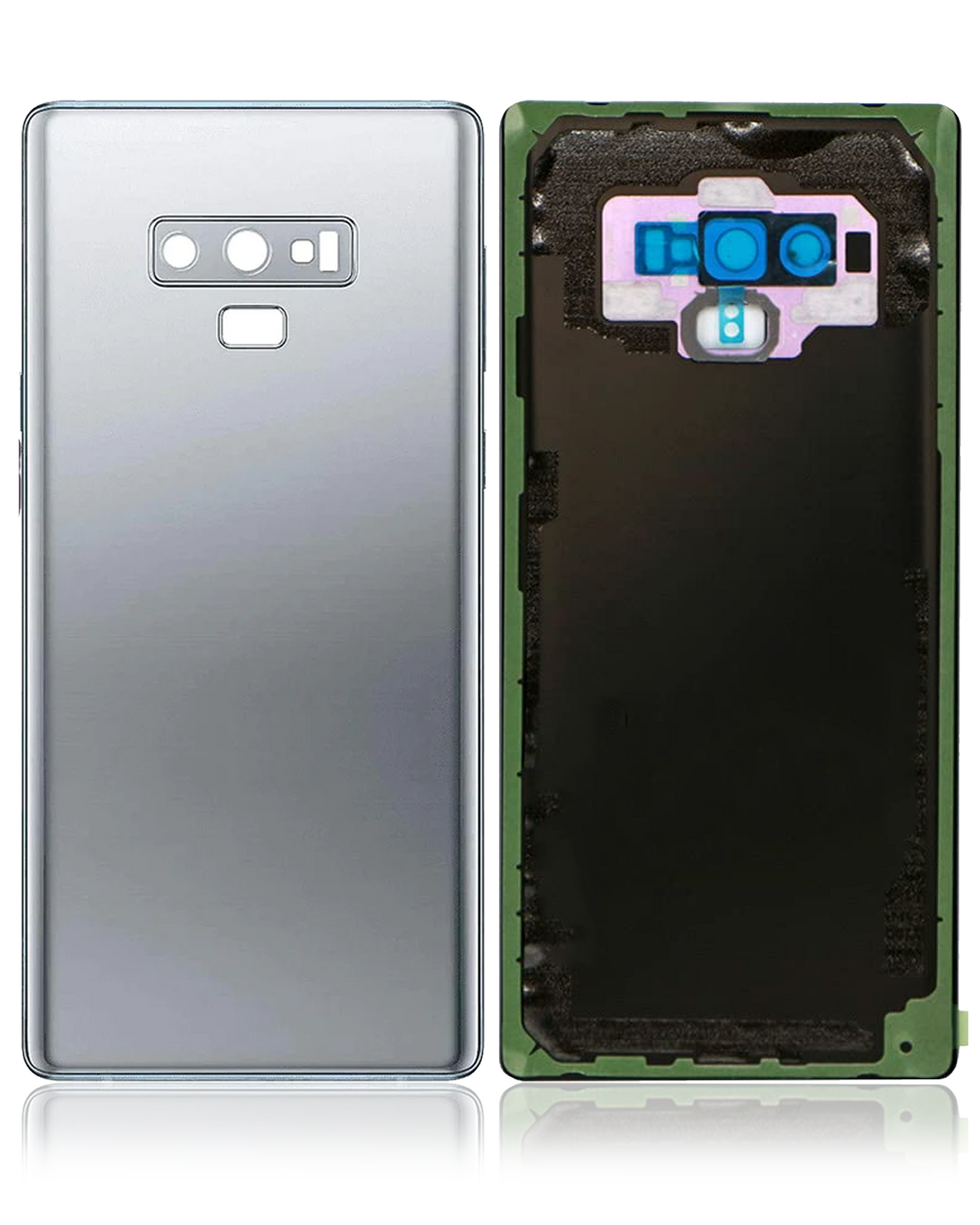 Back Cover Glass With Camera Lens For Samsung Galaxy Note 9 (Service Pack) (Cloud Silver)