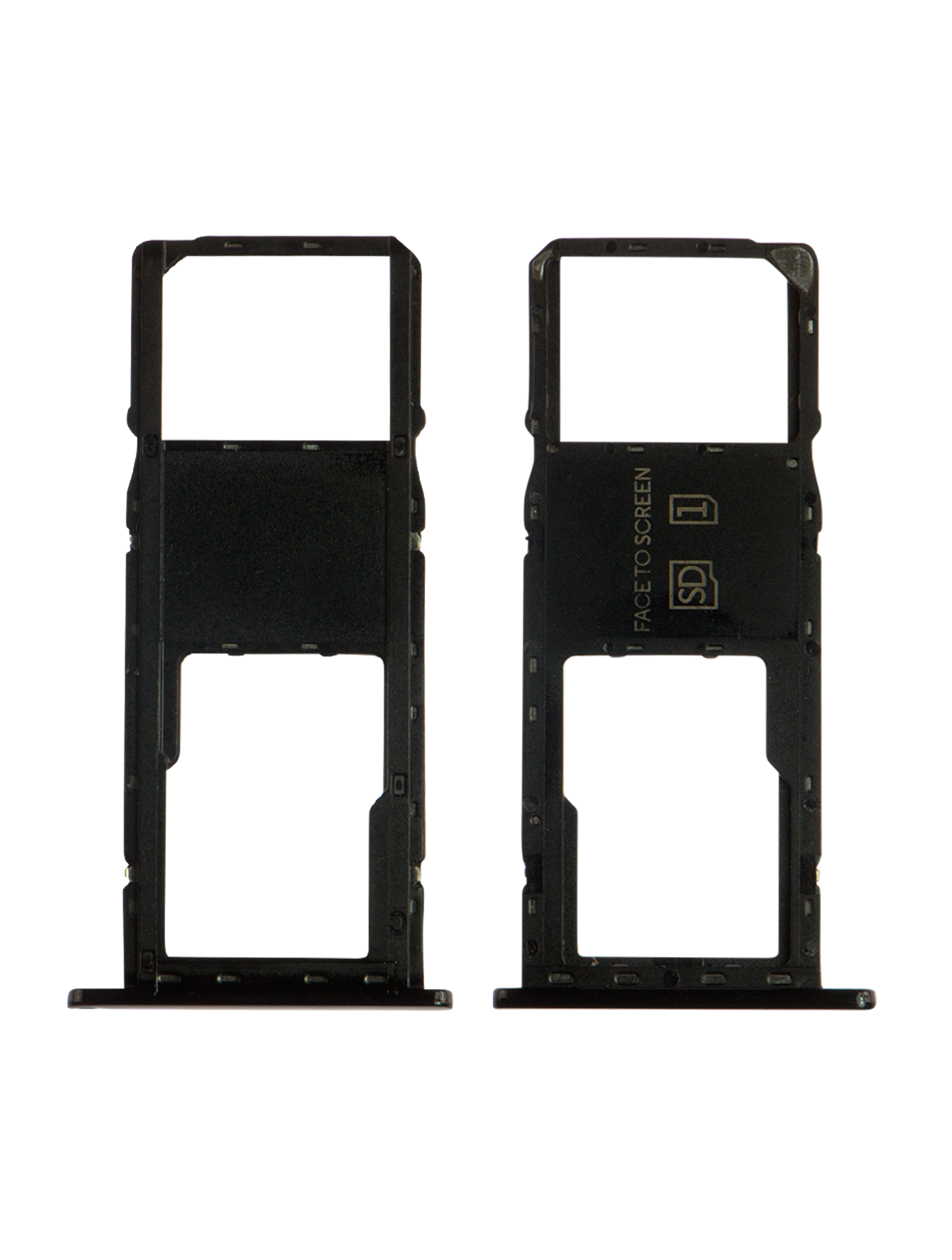 Single Sim Card Tray For Motorola Moto G7 Power (XT1955 / 2019) (International Version) (Ceramic Black) | compatible mobile phone replacement part | SKU 107082064535 | product image 5