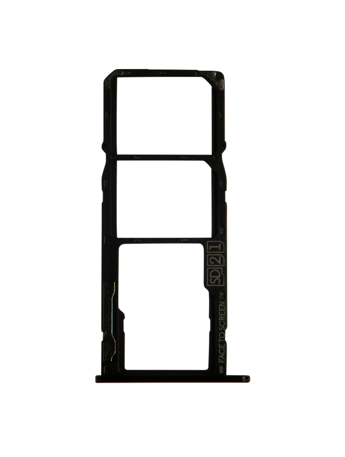 Dual Sim Card Tray For Motorola Moto G7 Power (XT1955 / 2019) (International Version) (Ceramic Black) | compatible mobile phone replacement part | SKU 107082064537 | product image 4
