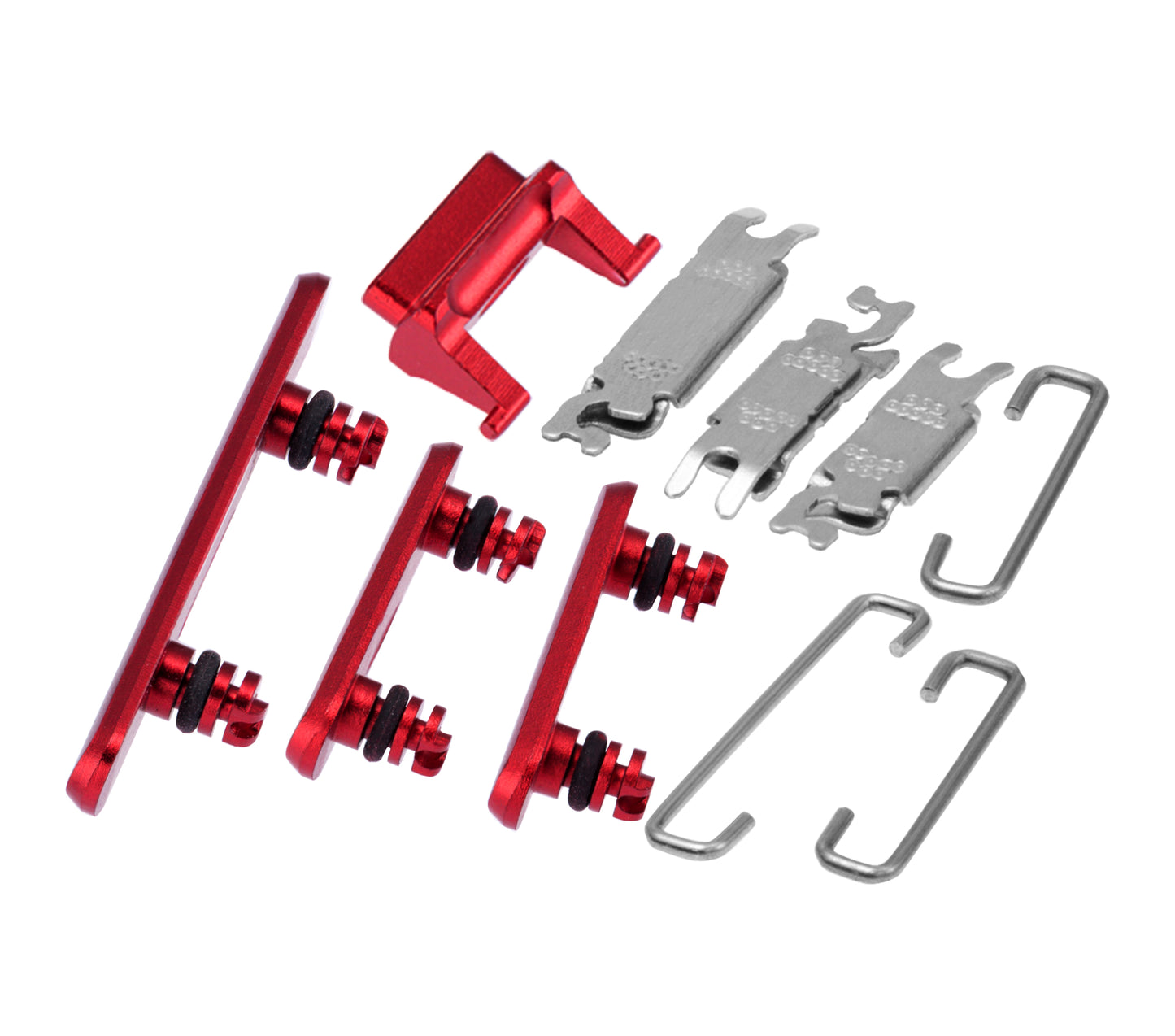 Hard Buttons (Power / Volume / Switch) For iPhone 11 (Red)